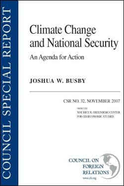 Climate Change and National Security | Council on Foreign Relations