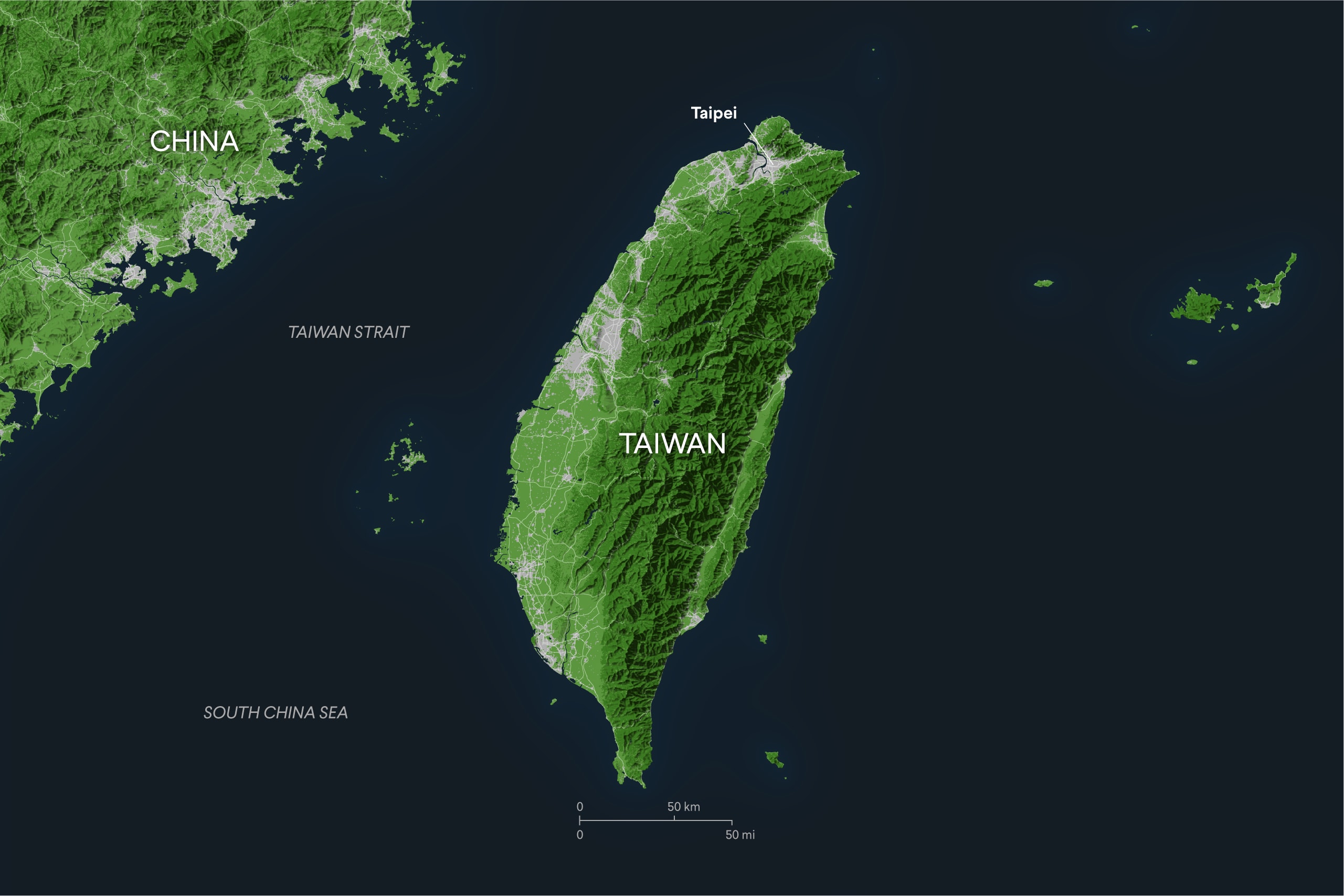 map of Taiwan