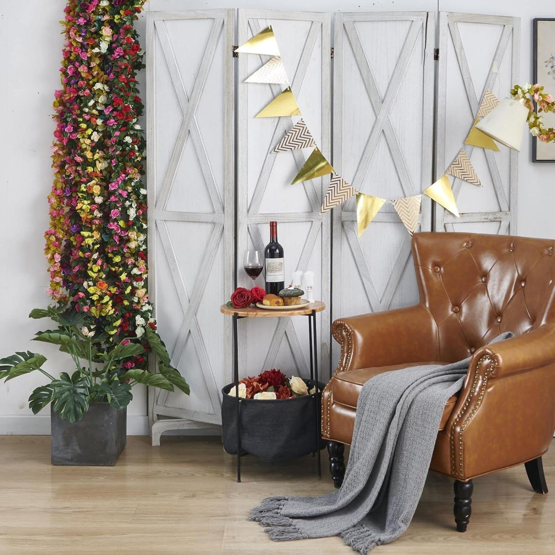 8 Pcs x 8.2 ft Flower Garland Artificial Rose Vine Flowers - 8