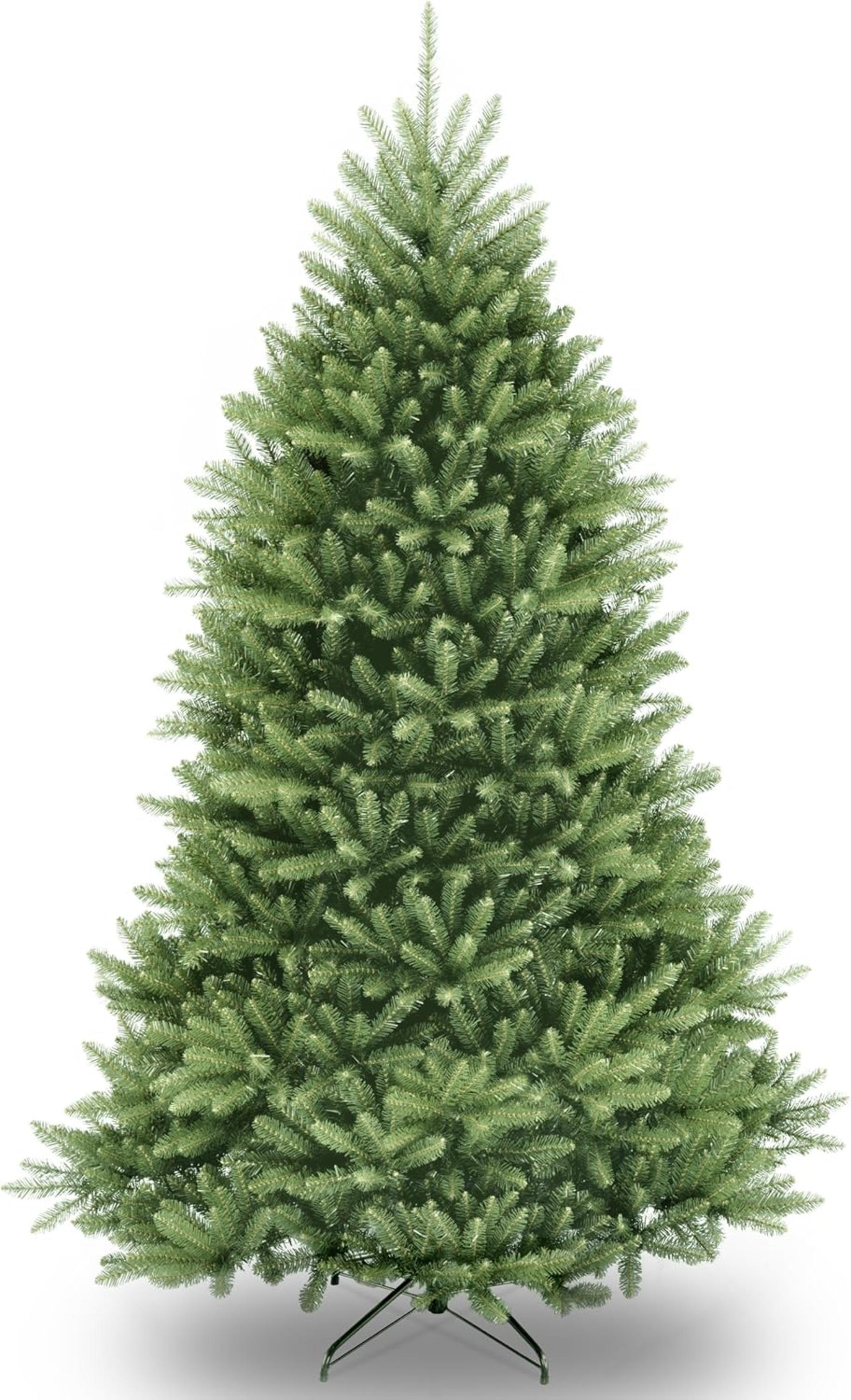 National Tree Company 6 ft Unlit Dunhill Fir Artificial Full Christmas Tree, 1,430 Tips, Includes St - 1
