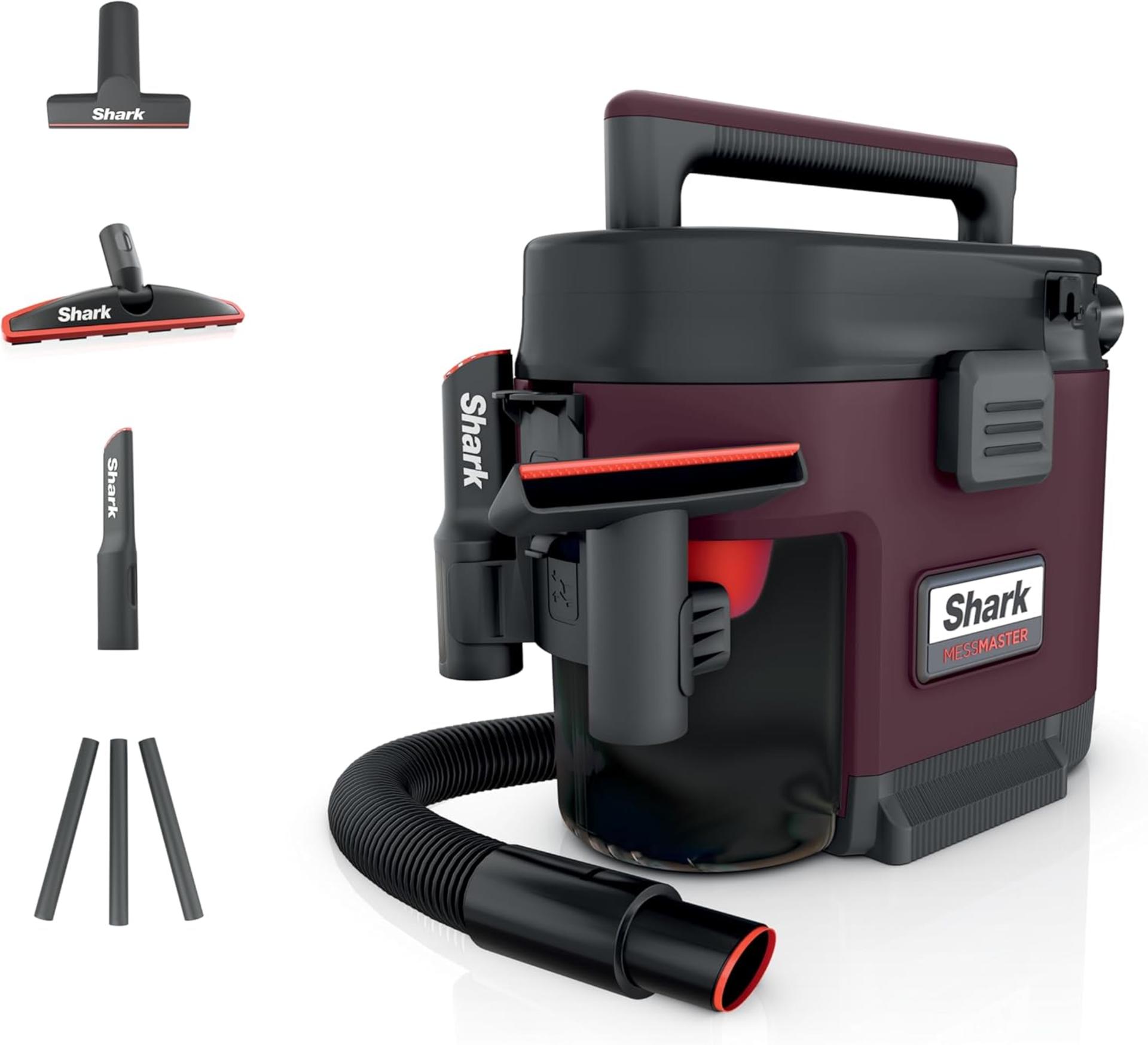 1 Gallon Portable Wet Dry Vacuum with Self-Cleaning, Ultra-Powerful Suction for Pet Hair & Tough Messes