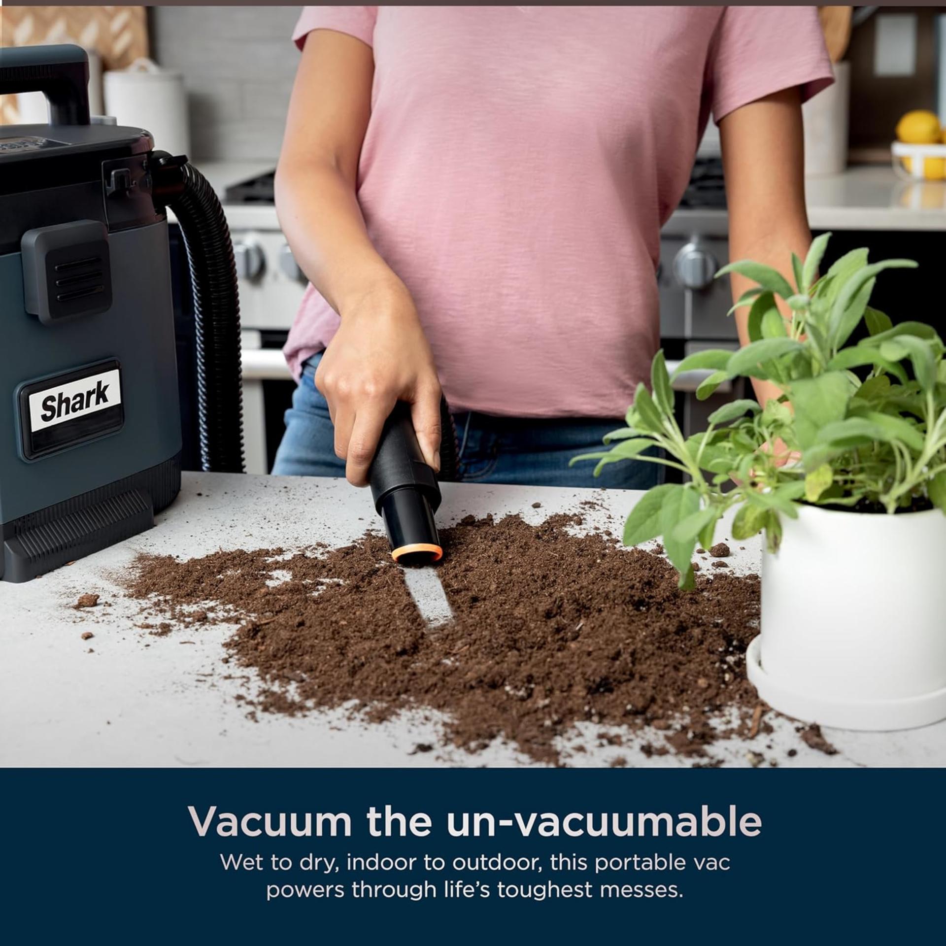 1 Gallon Portable Wet Dry Vacuum with Self-Cleaning, Ultra-Powerful Suction for Pet Hair & Tough Messes - 5