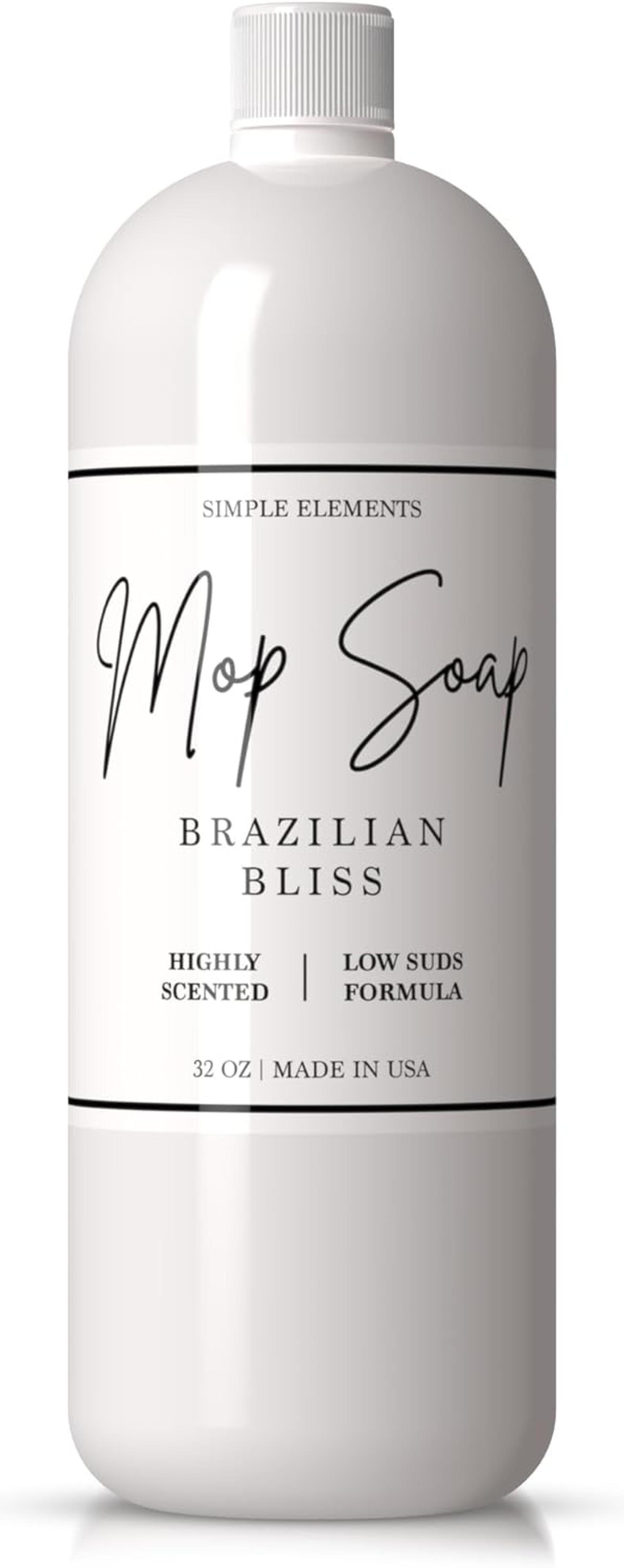 Brazilian Bliss Mop Soap - Highly Scented Luxury Floor Cleaner, Low Suds, No Residue, 32 Oz - 2