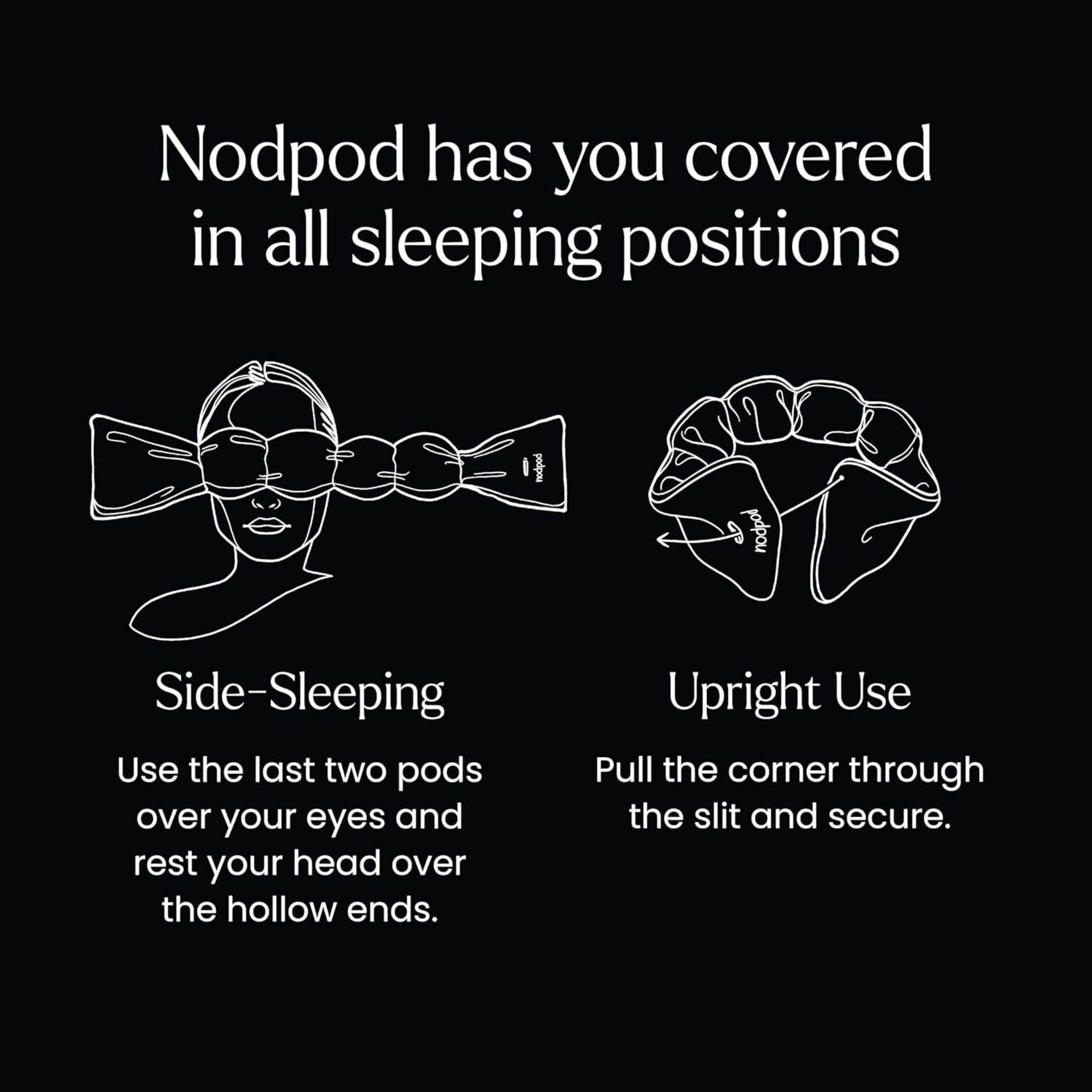 Gentle Pressure Weighted Sleep Mask with Patented Light Blocking Design - Black Onyx - 6