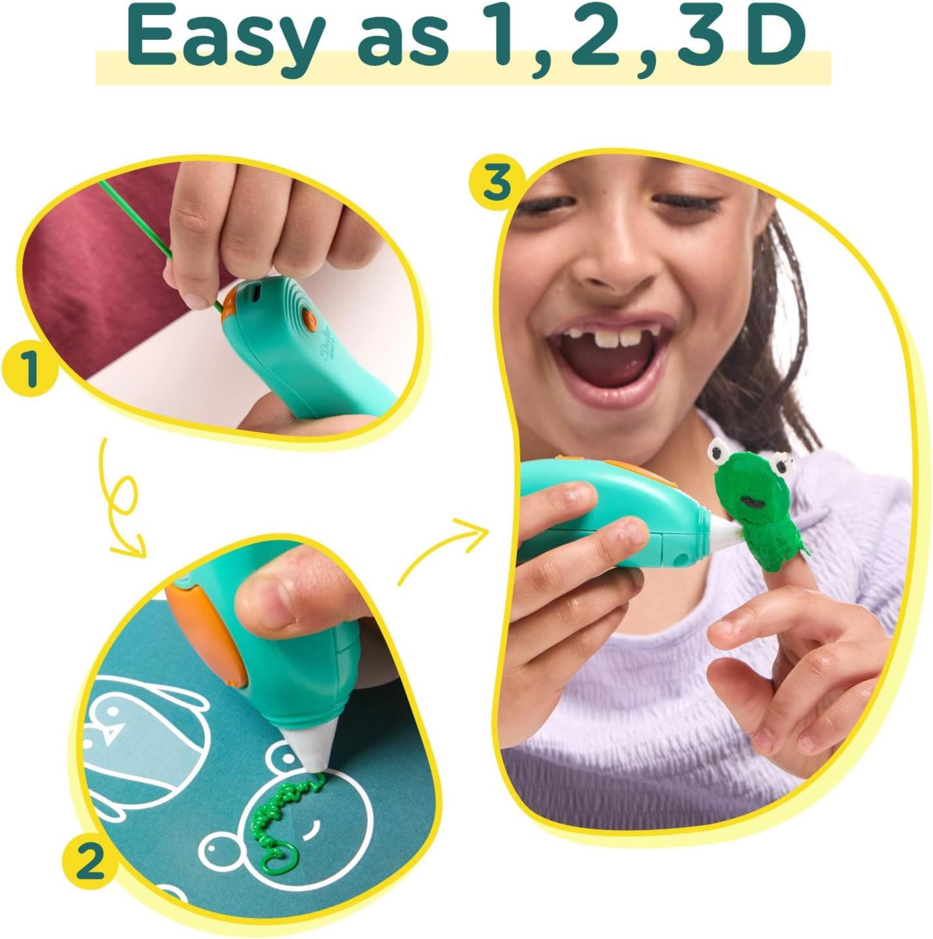 3D Printing Pen Set for Kids - Safe STEM Learning Toy with 72 Color Filaments - 2