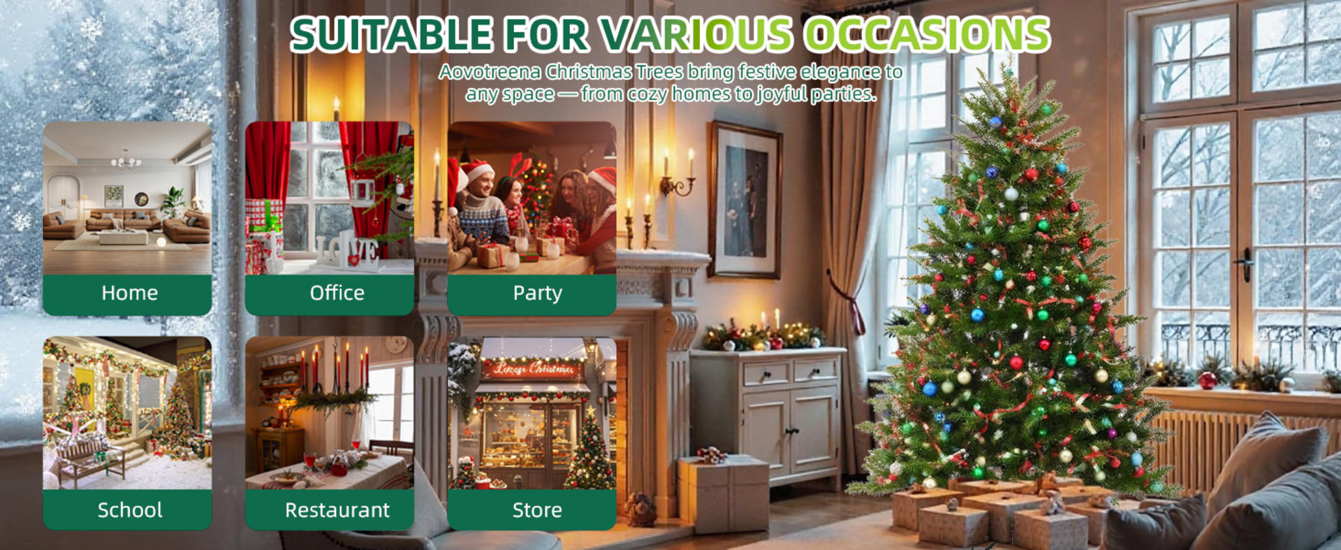 7.5FT Unlit Christmas Tree Green, Dunhill Fir Artificial Tree with 2514 PVC Branch Tips, Realistic F detail 4