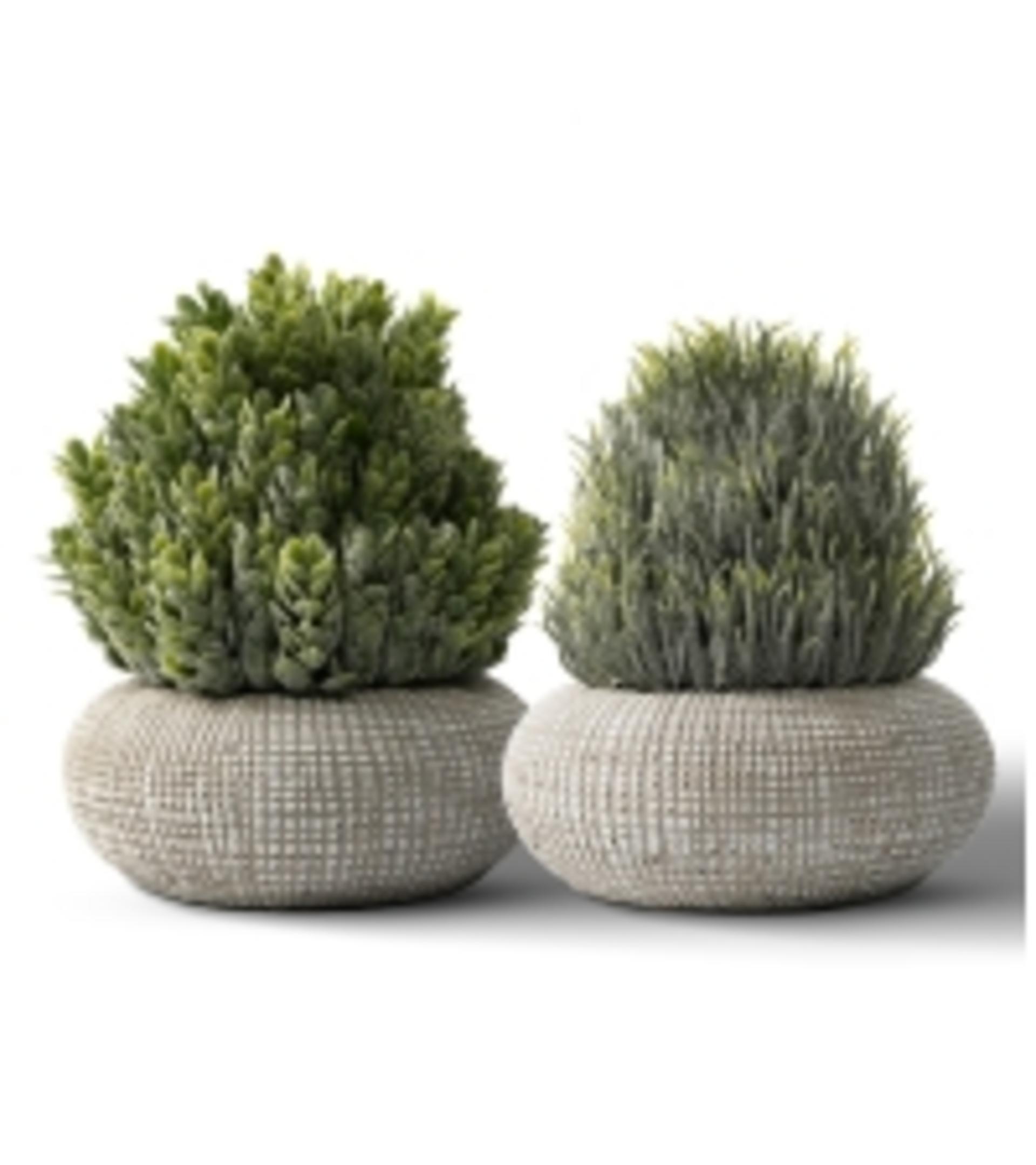 2 Pack Small Fake Plants, 11.42 Inch Artificial Agave Plants in Pots, Faux Plants Indoor for Home Ro detail 10