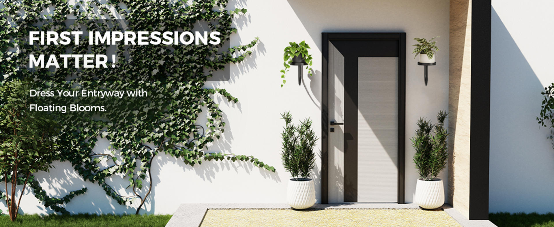 3-Pack Black Wall Planters for Indoor Plants, Space-Saving Hanging Plant Holder with Window Shelves detail 3