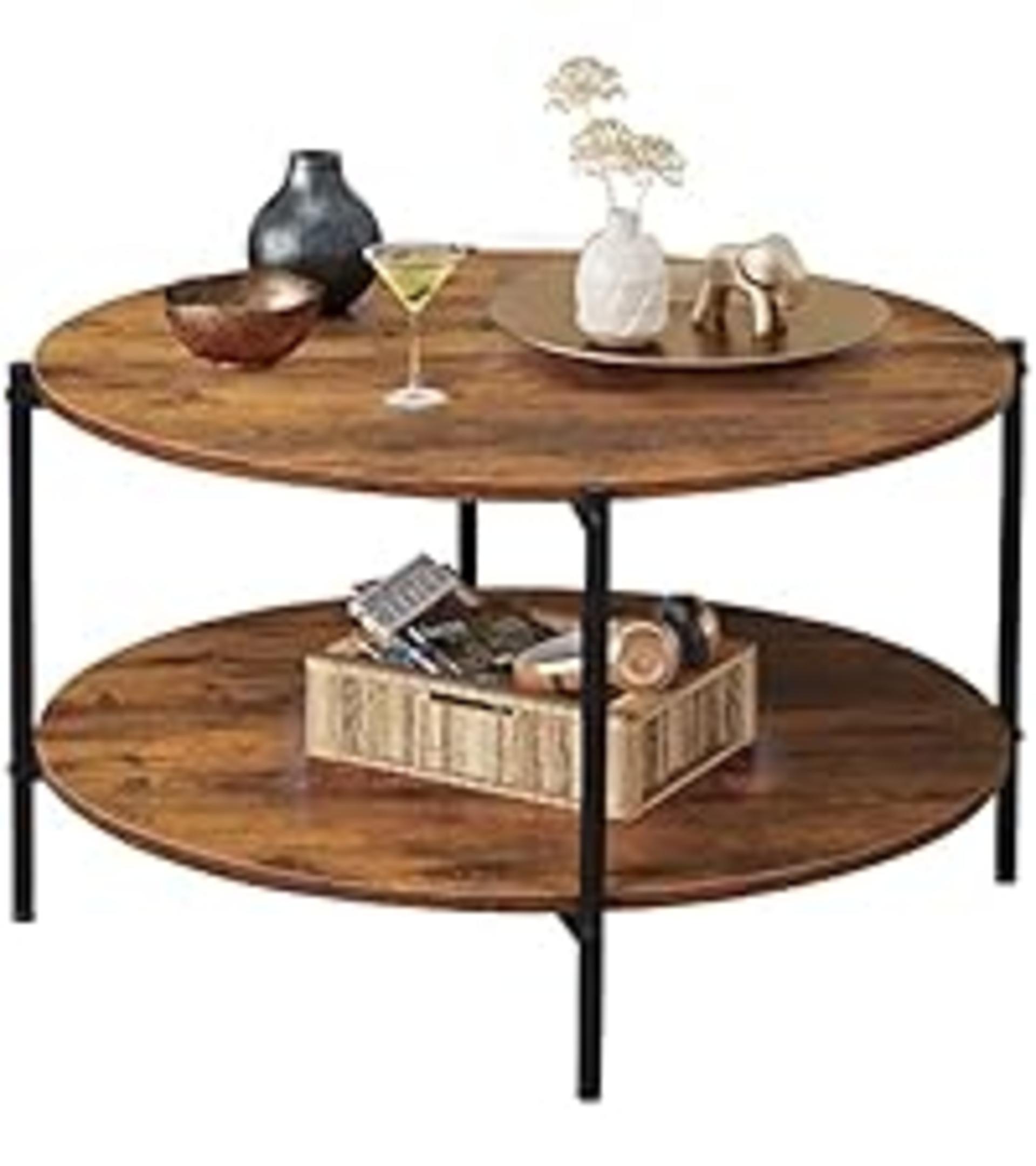 Lift-Top Coffee Table with Storage, 39" Rustic Brown Living Room Table with Hidden Compartment detail 8