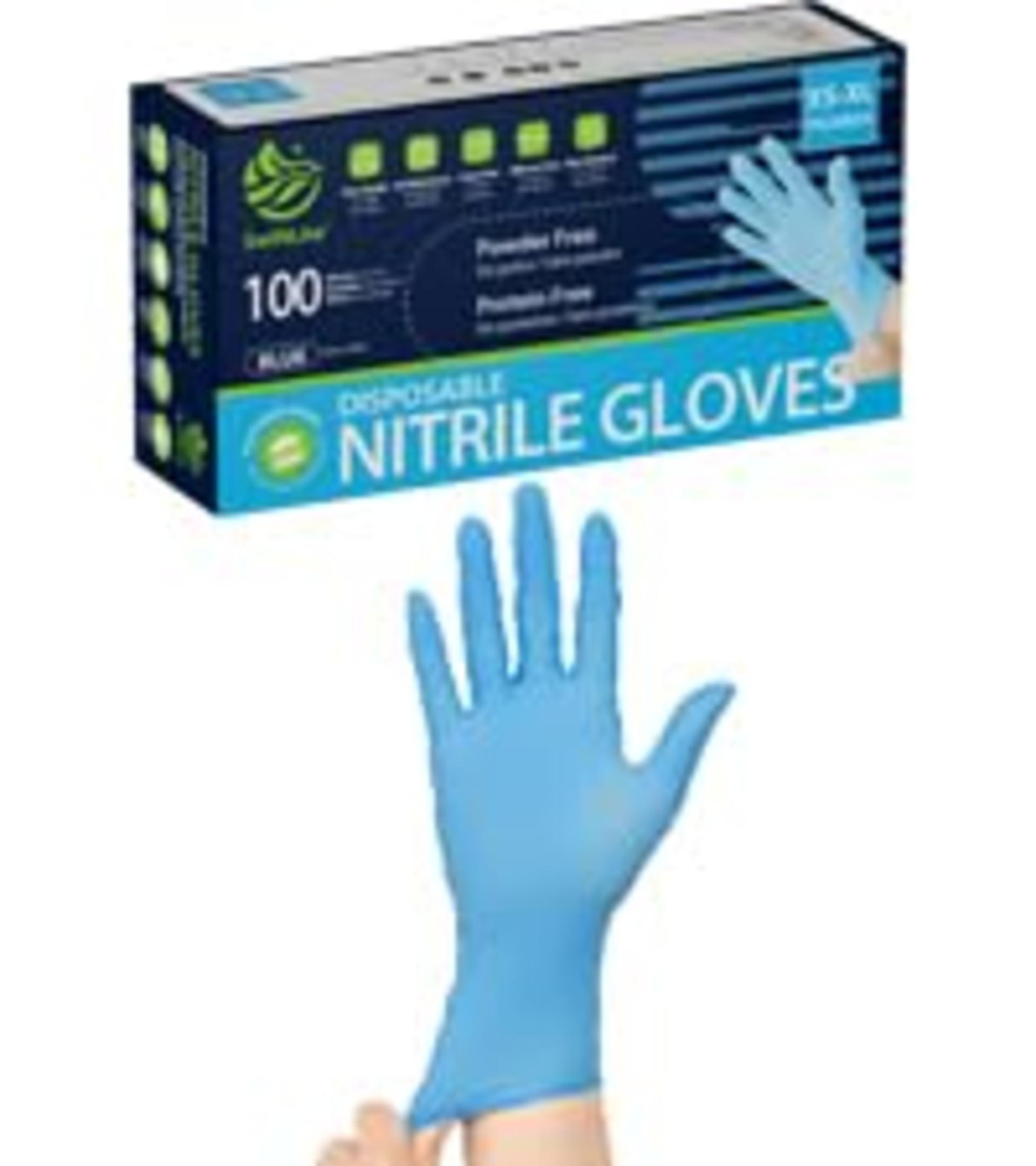 Black Nitrile Disposable Gloves, Latex-Free & Powder-Free for Food Prep, Kitchen, Cleaning detail 12