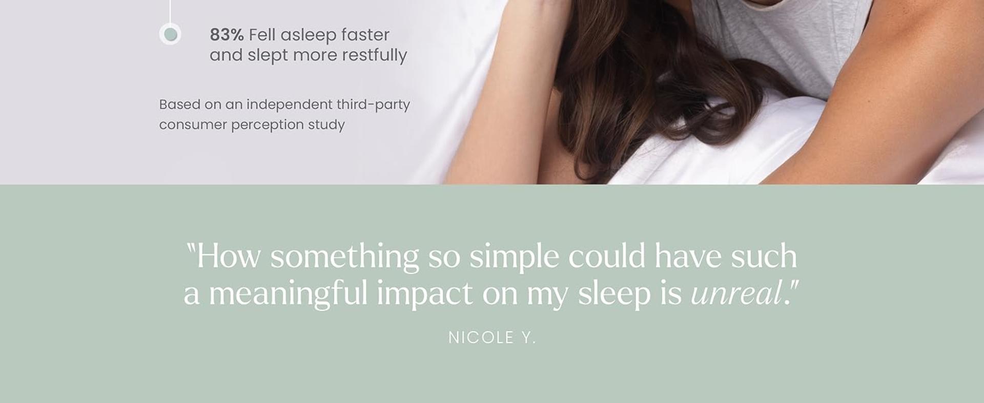 Gentle Pressure Weighted Sleep Mask with Light Blocking Design for Sleeping & Travel detail 3