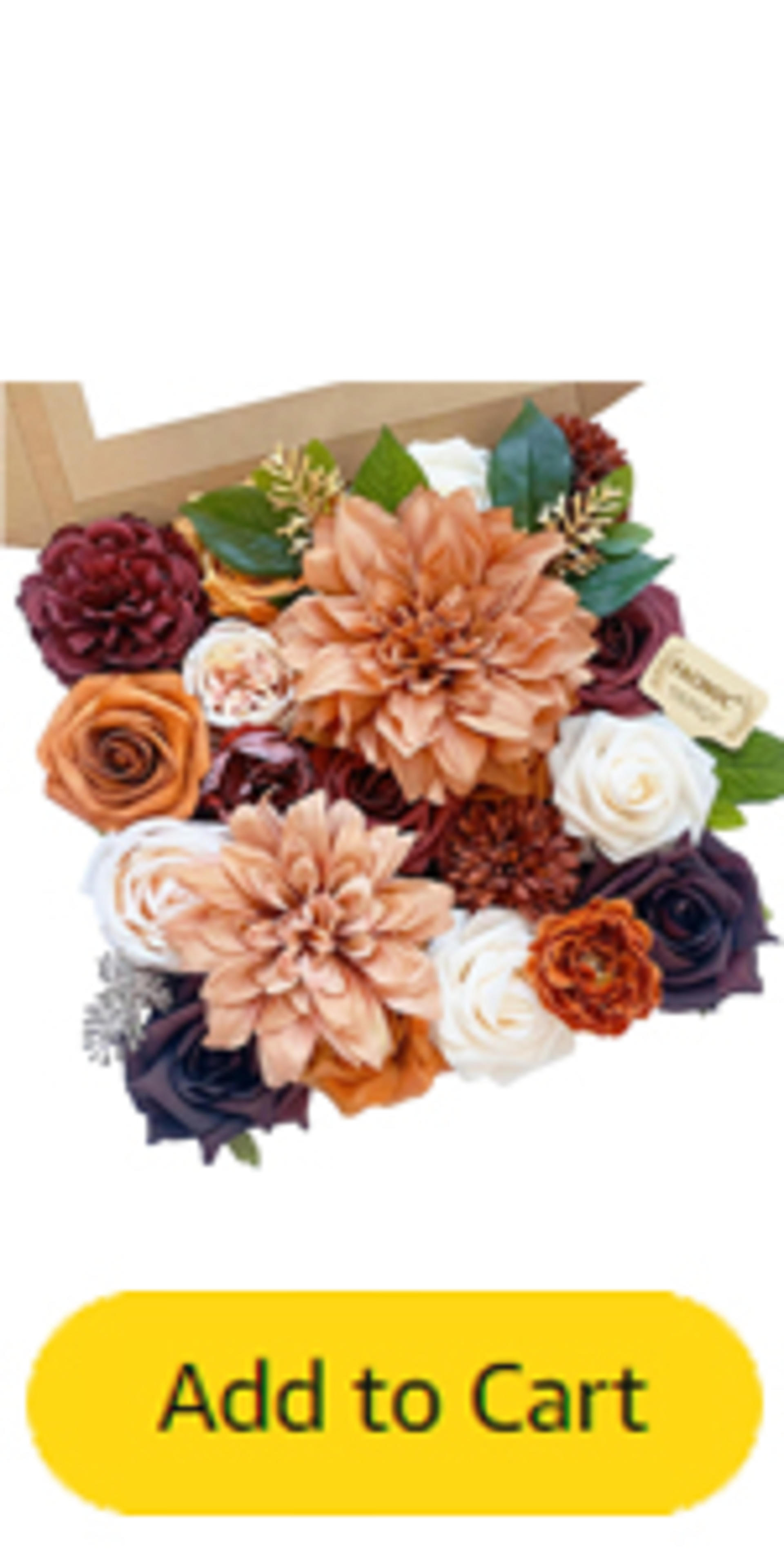 20pcs Pink Silk Peonies & Roses Artificial Flowers with Stems for DIY Wedding Decor detail 14