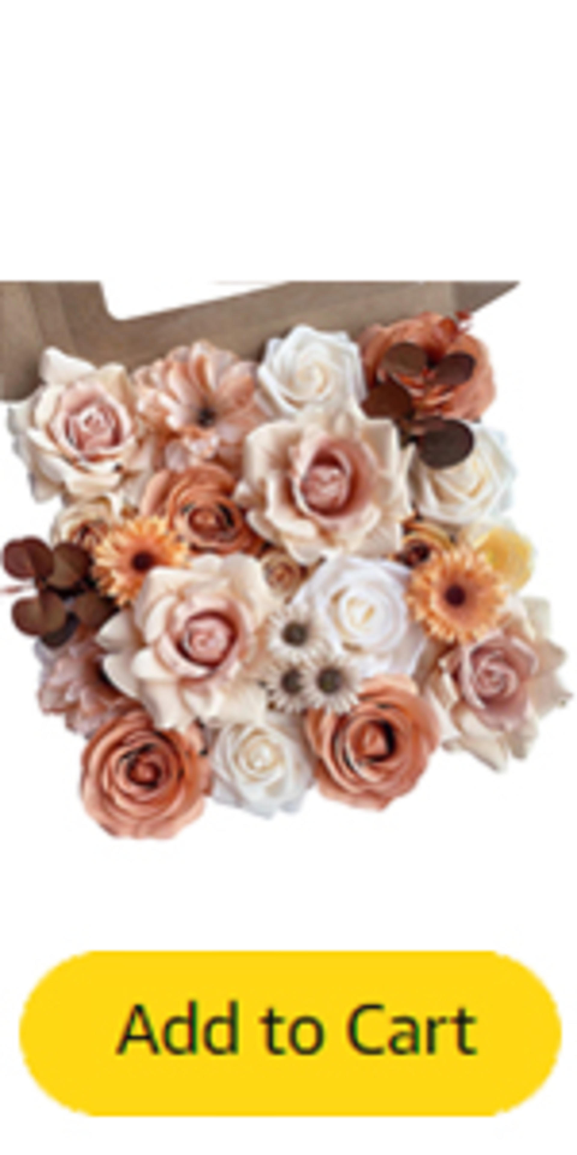 20pcs Pink Silk Peonies & Roses Artificial Flowers with Stems for DIY Wedding Decor detail 17