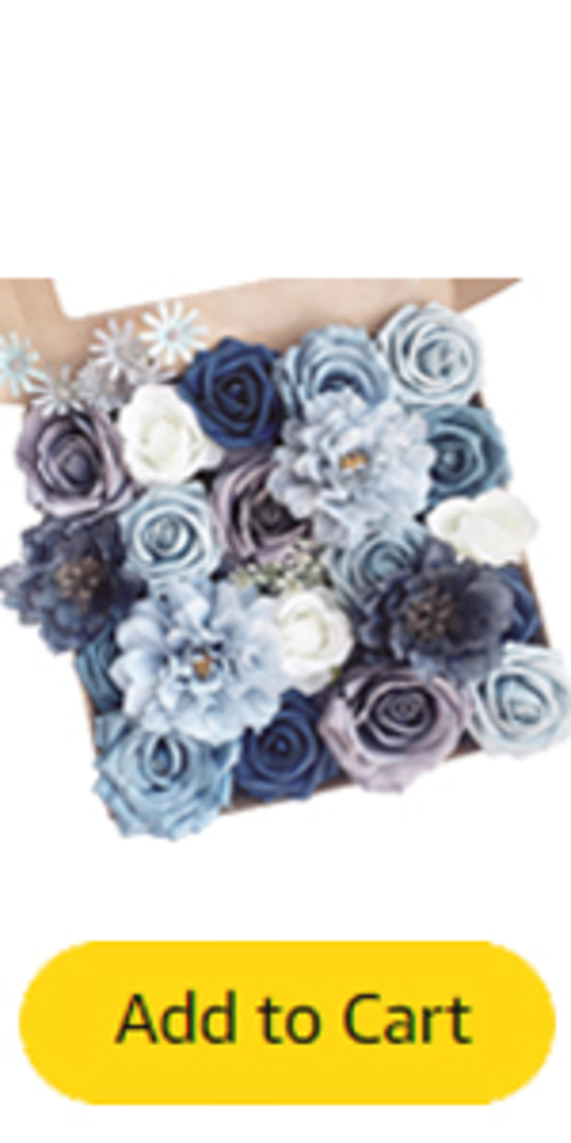 20pcs Pink Silk Peonies & Roses Artificial Flowers with Stems for DIY Wedding Decor detail 23