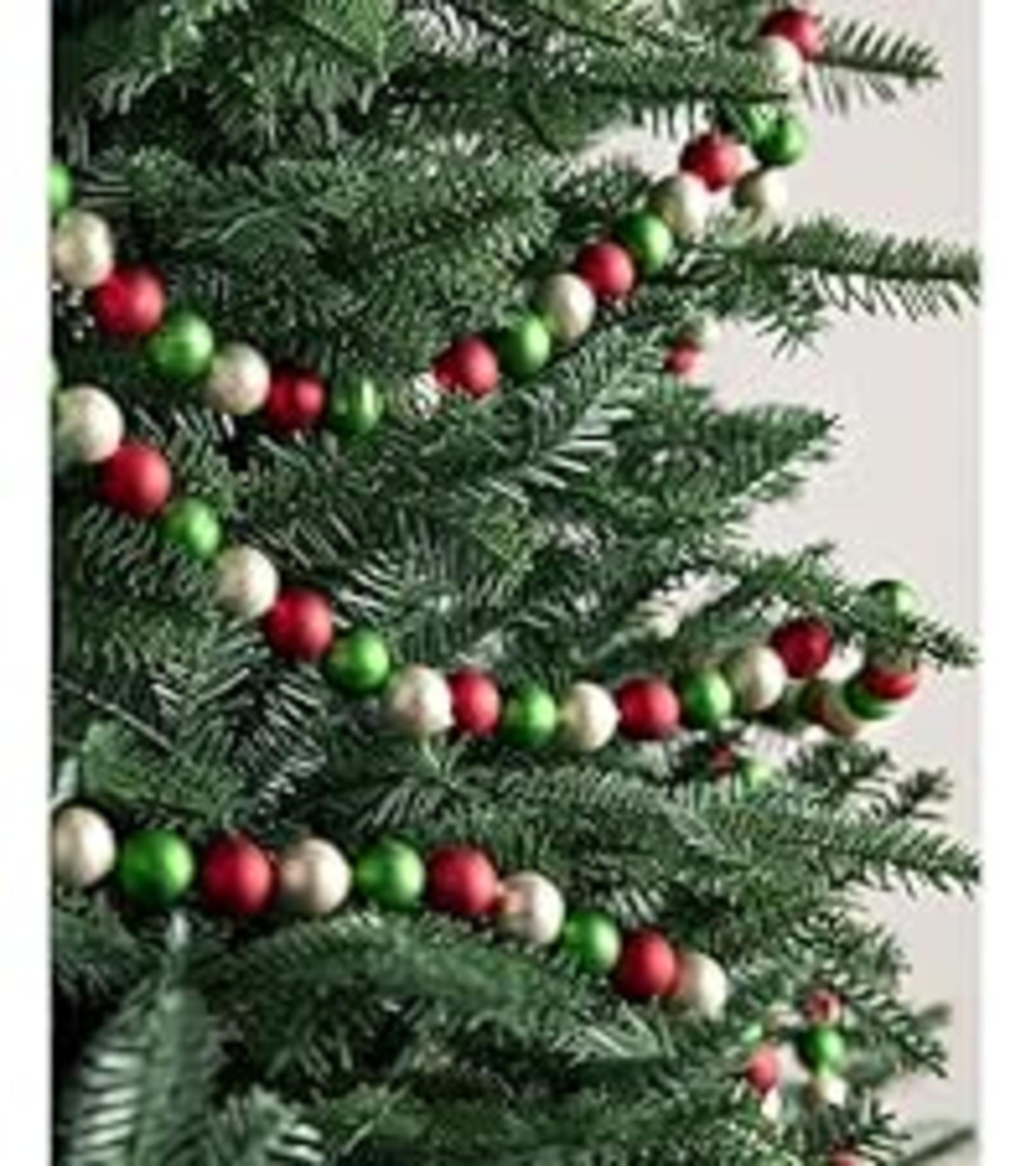 Christmas Tree Skirt 60" - Beaded Luxury Design with Scalloped Edges | Holiday Decor detail 12