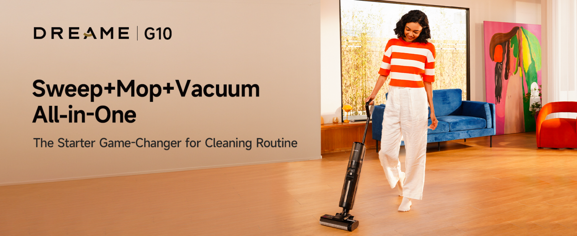 Cordless Vacuum Mop with Self-Cleaning, Dual Tank Design, All-in-One Wet Dry Cleaner for Hard Floors detail 1