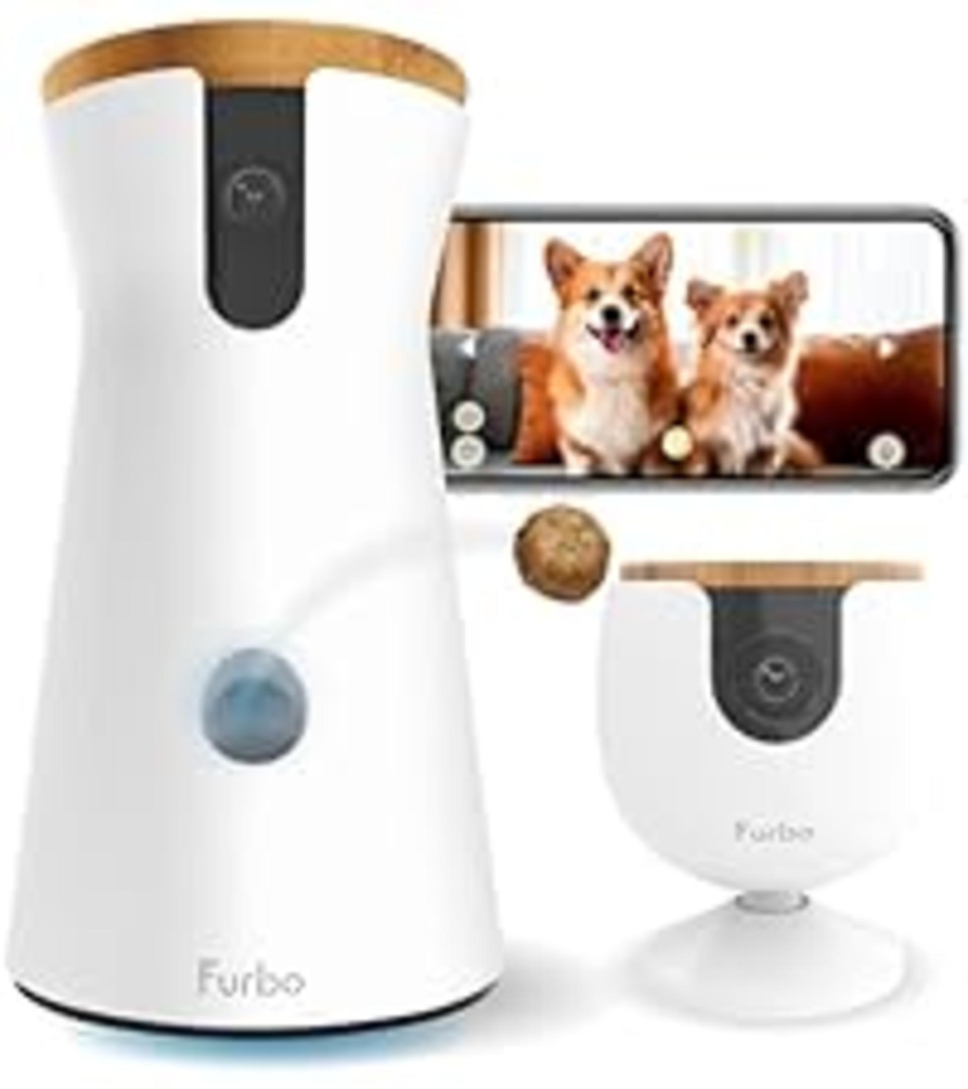 360° Smart Dog Camera with Treat Dispenser & AI Tracking - Home Security Pet Monitor detail 9
