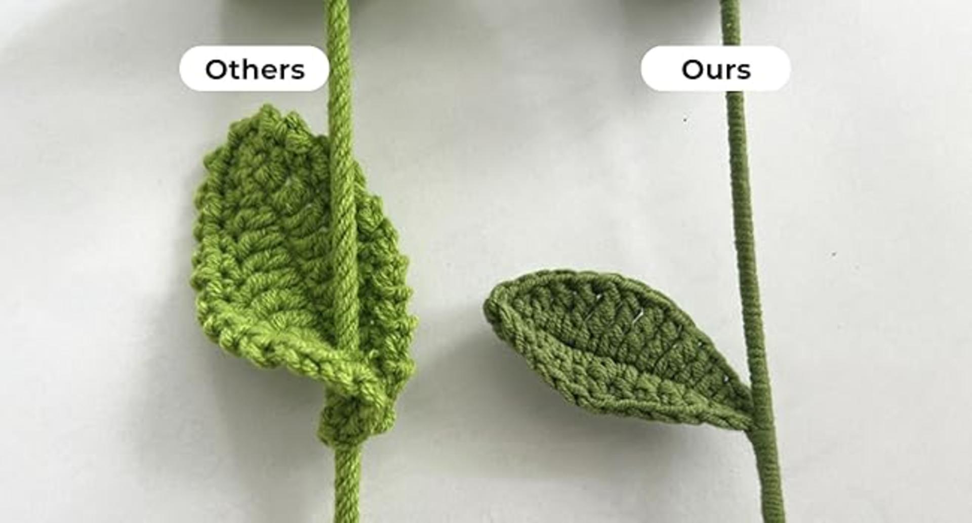 Handmade Crochet Flower Bouquet with Bunny, Pink Roses & Daisies Gift Set detail 8