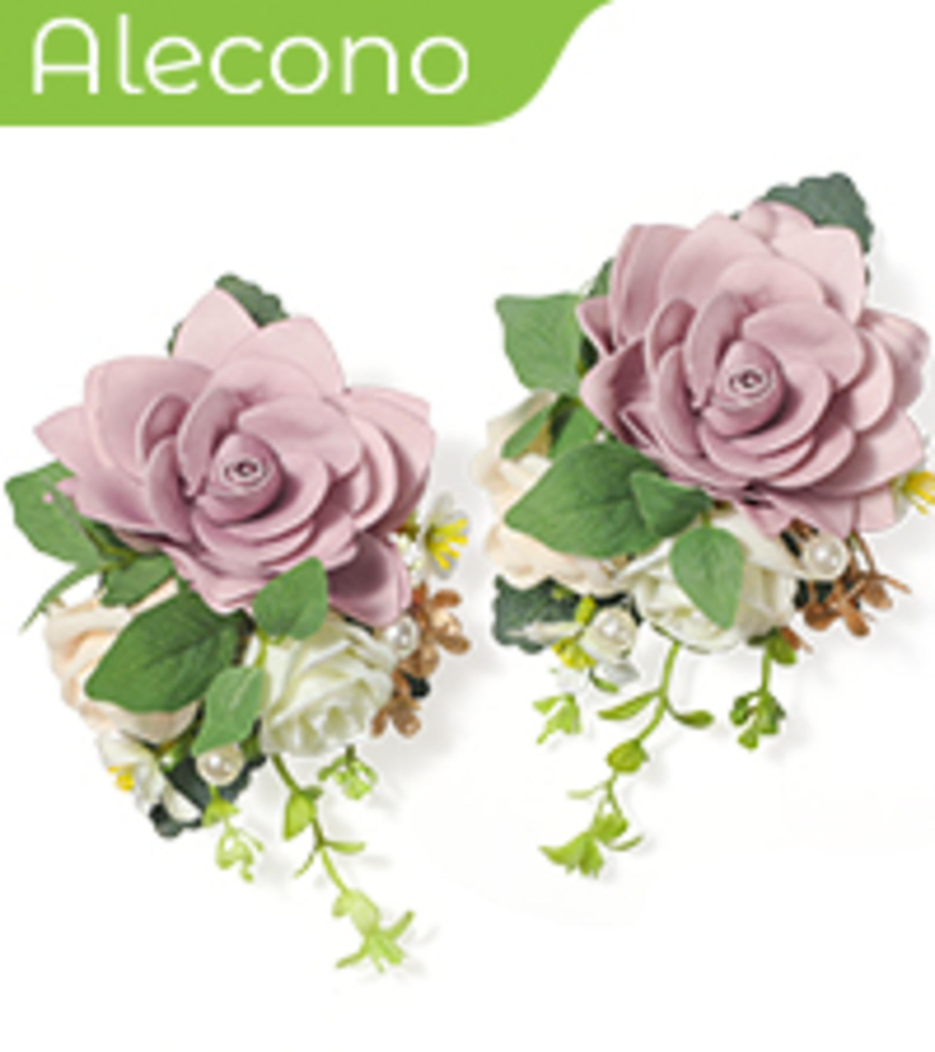 Hand-Knitted Crochet Flower Bouquet - 18 Piece Pink Floral Arrangement with Card for Gifts & Decor detail 6