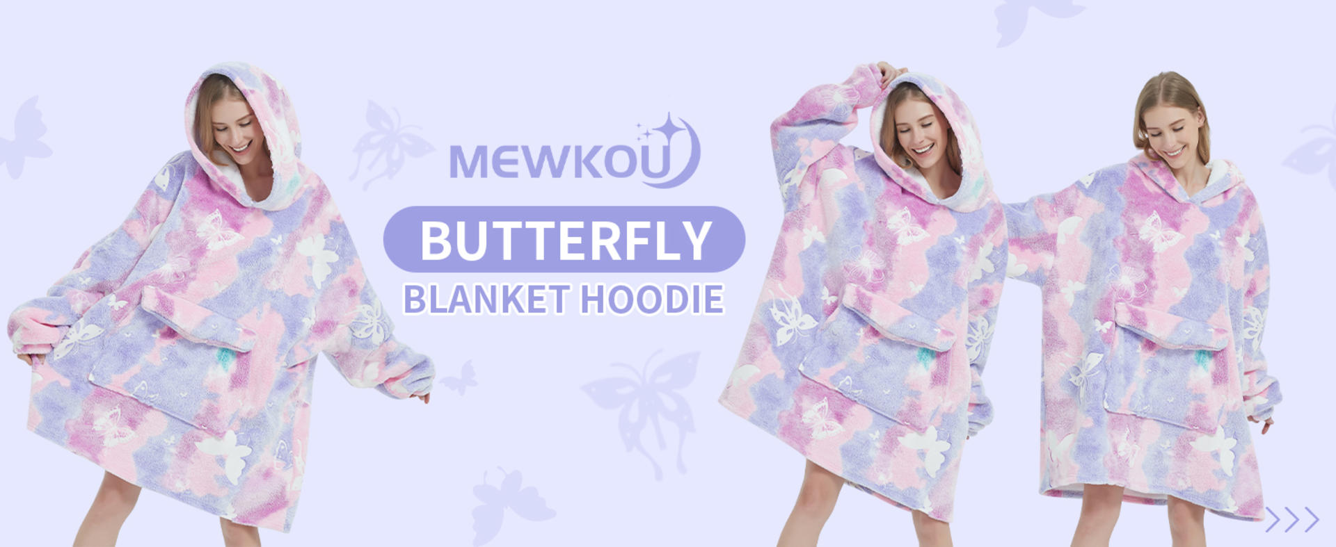 Oversized Sherpa Fleece Wearable Blanket Hoodie for Adults, Unisex One Size Fits Most detail 3