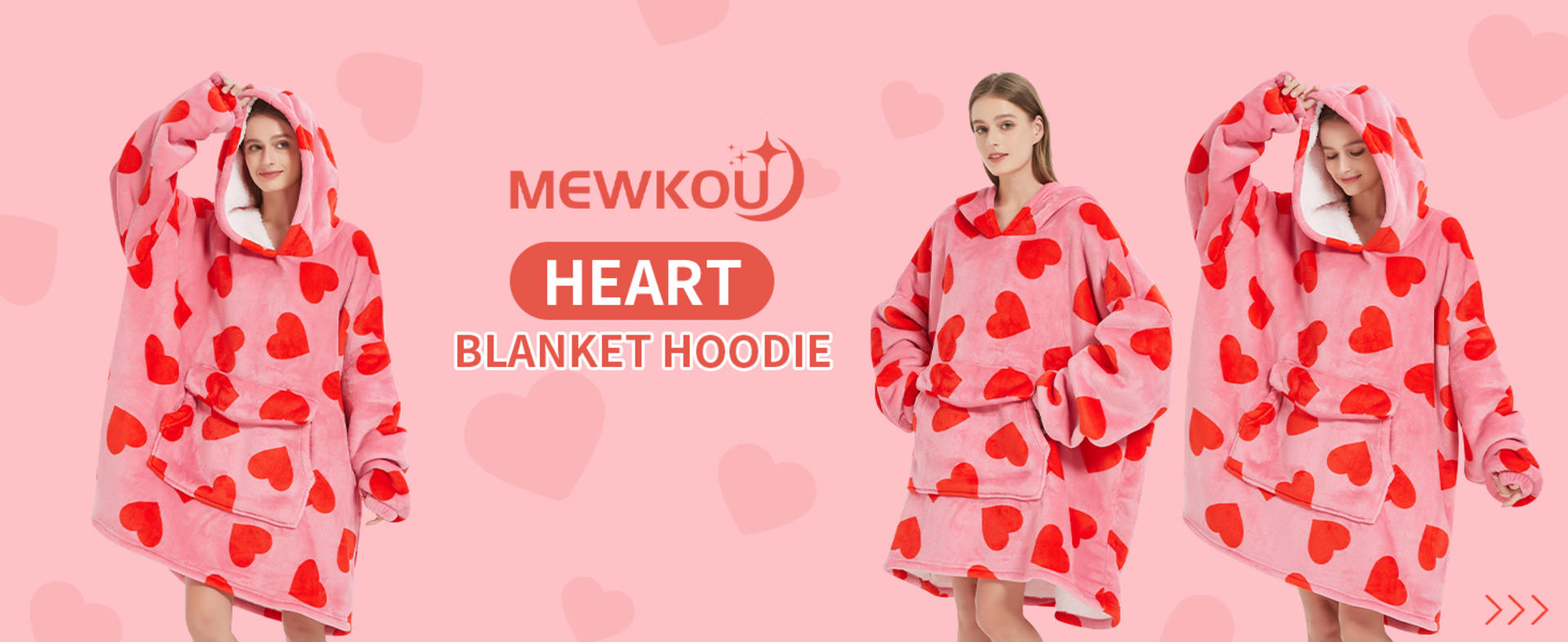 Oversized Sherpa Fleece Wearable Blanket Hoodie for Adults, Unisex One Size Fits Most detail 5