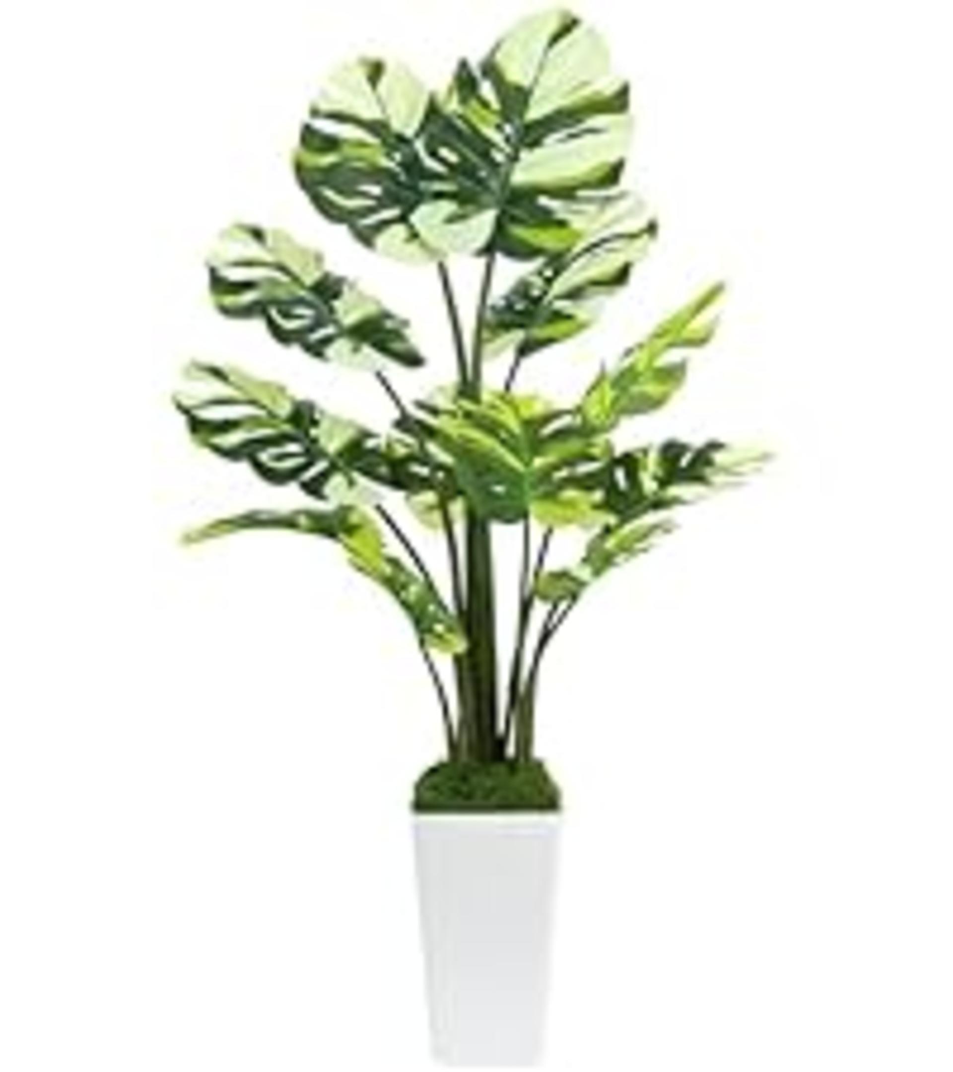 Realistic Artificial Camellia Tree 2-Pack – 40'' Faux Potted Plants with 30 Pink Flowers detail 11