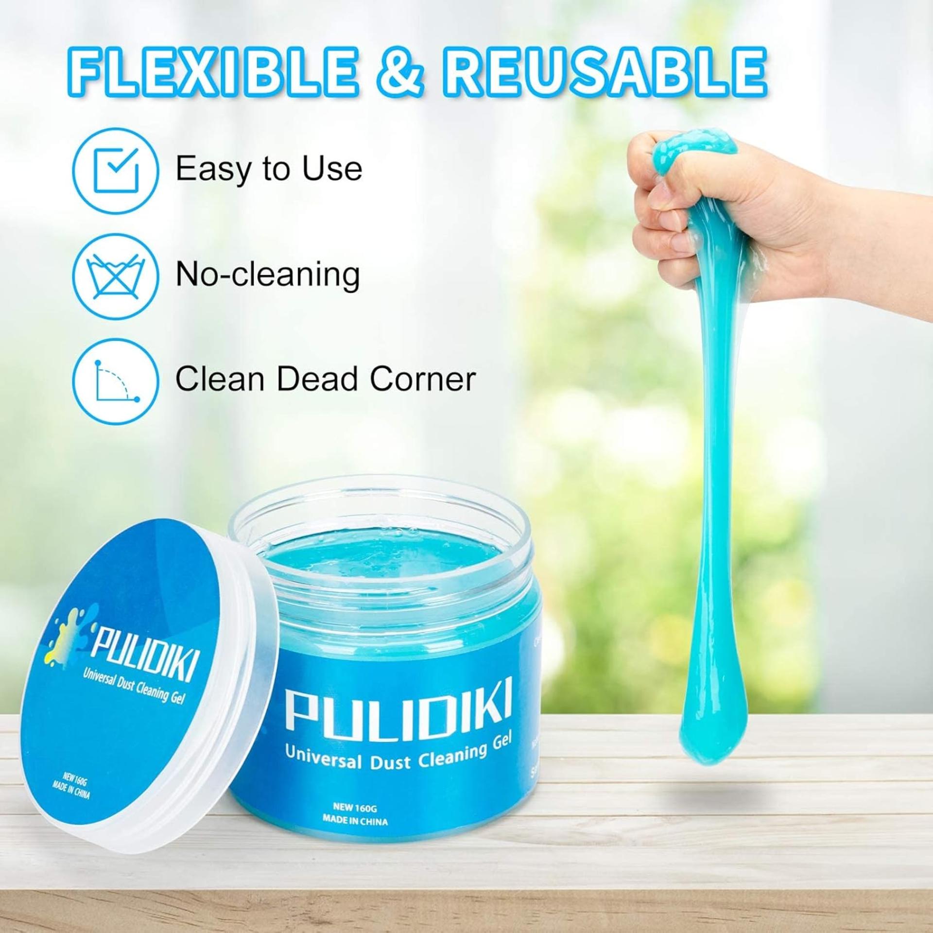 Reusable Car Cleaning Gel Putty - Universal Dust Remover for Auto Interior & Electronics - 6
