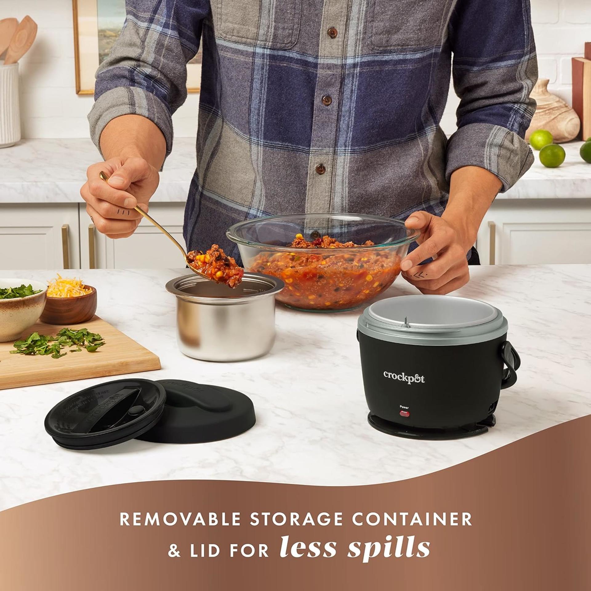 Portable 20-Oz Electric Food Warmer | Leak-Proof Design & Dishwasher Safe | Ideal for Travel & Office - 5