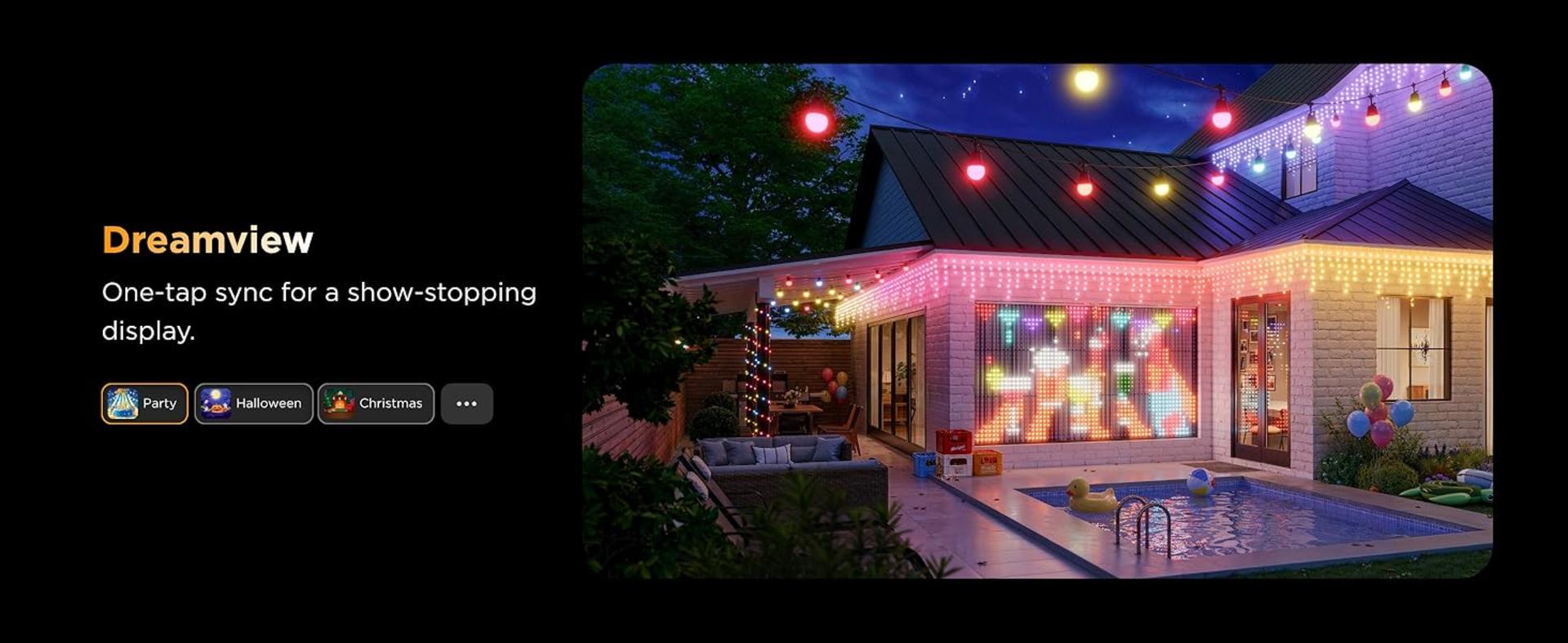 Pro Smart Curtain Lights with 960 LEDs, AIGC & Music Sync, IP67 Waterproof detail 8