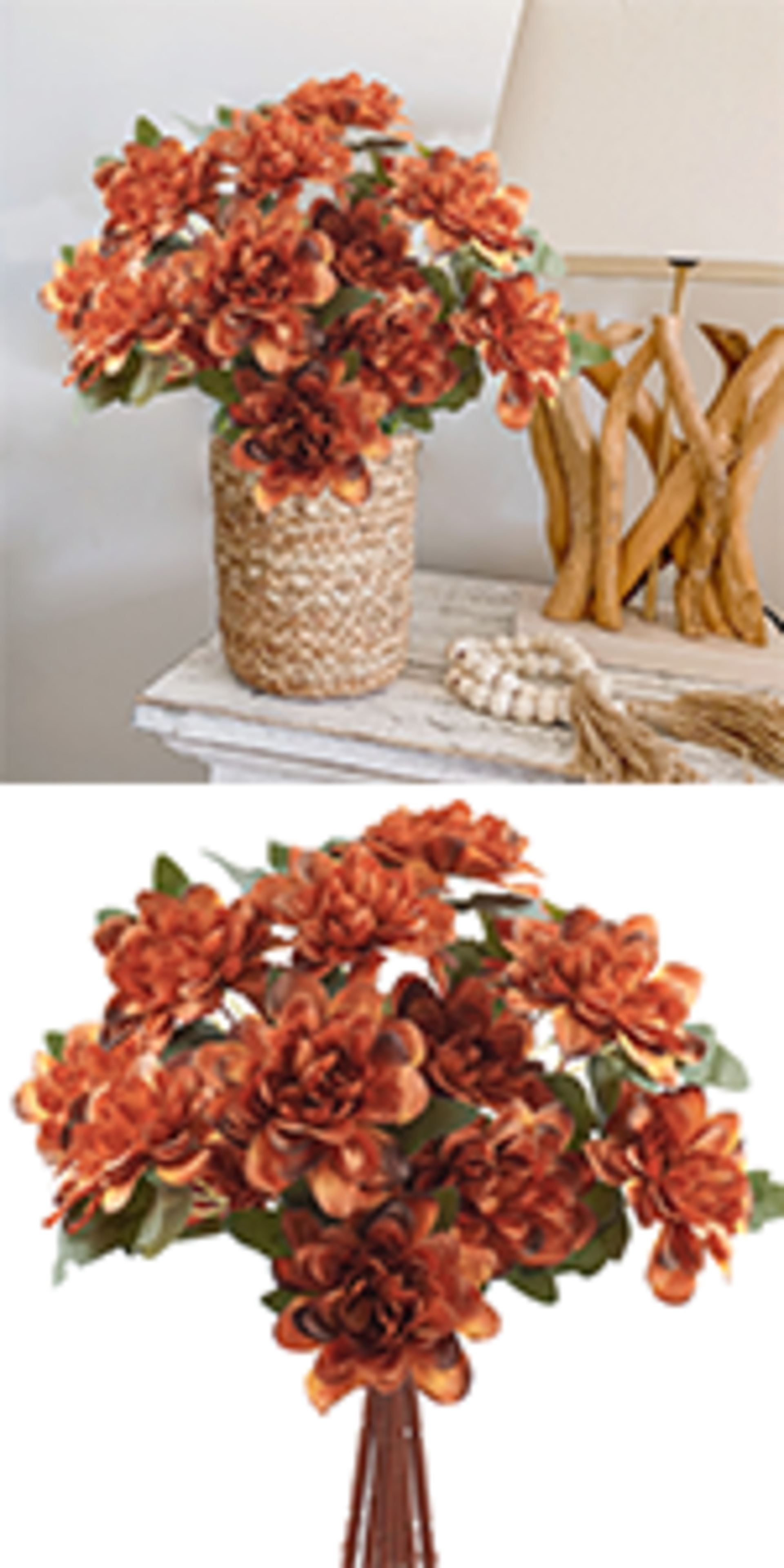 28 Bundles Artificial Outdoor Plants UV Resistant Fake Grass for Garden Porch Window Box Decor detail 9