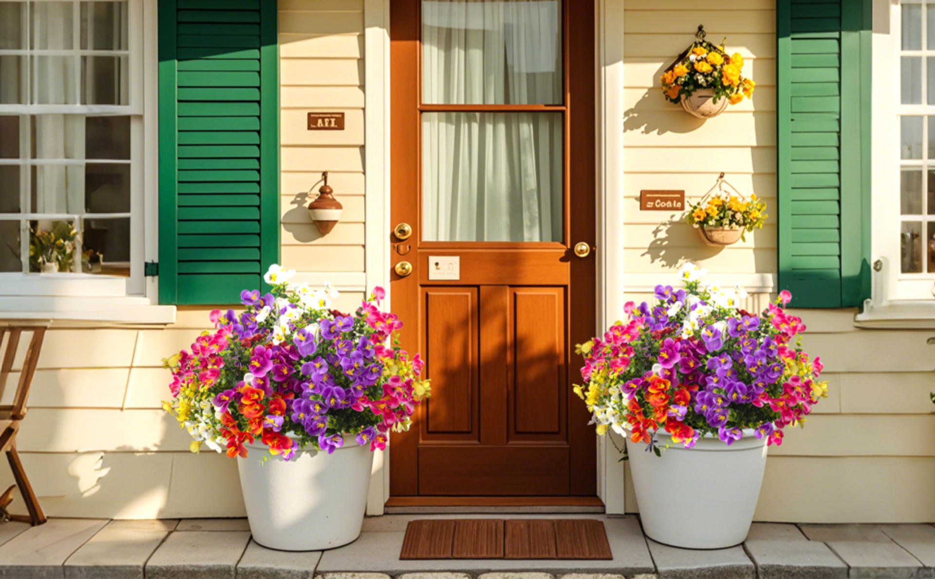 12 Pack UV Resistant Outdoor Artificial Flowers - Realistic Faux Floral for Garden & Porch detail 2