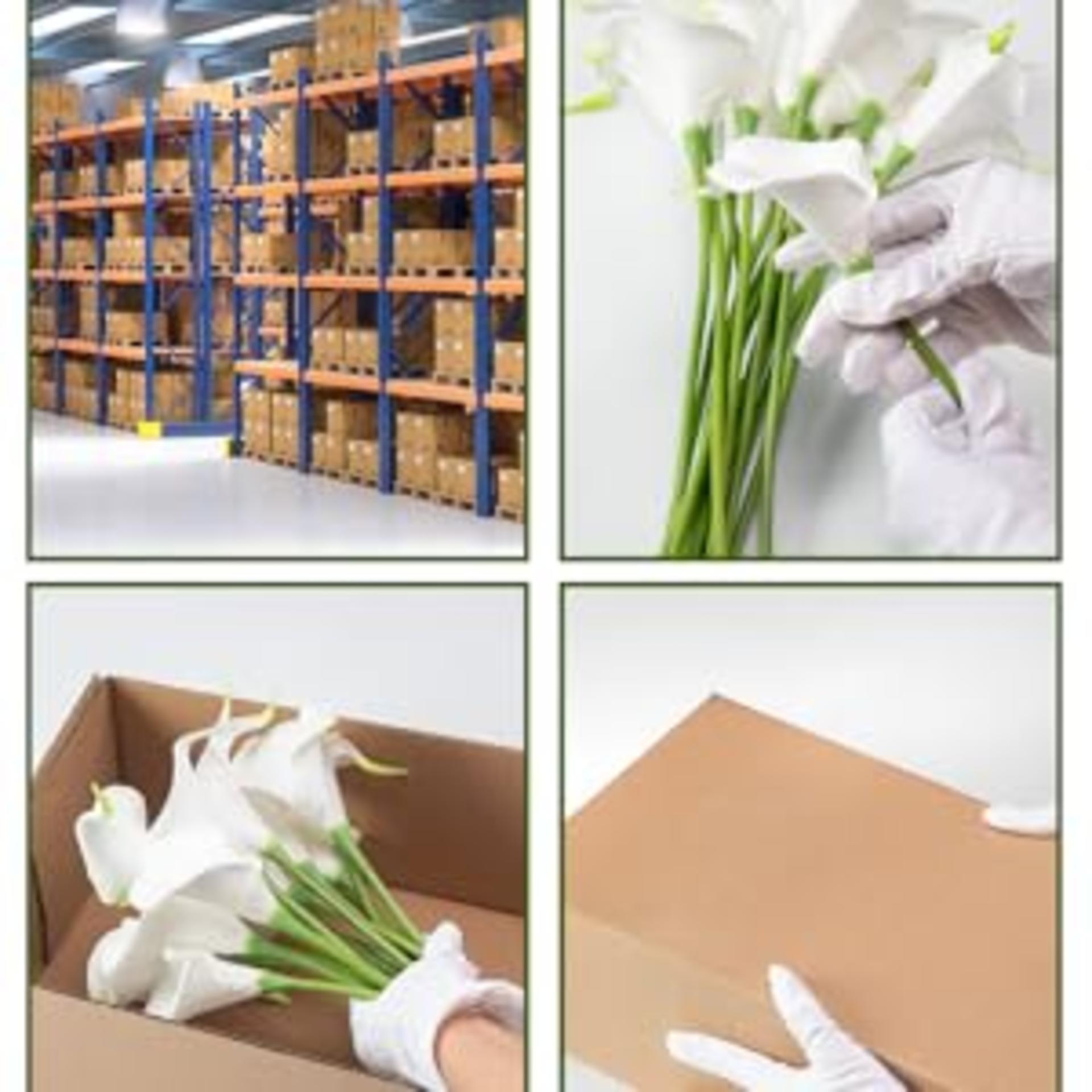 18 Pack Artificial Calla Lily Flowers 14 Inch Purple Real Touch Latex for Home Decor and Weddings detail 6