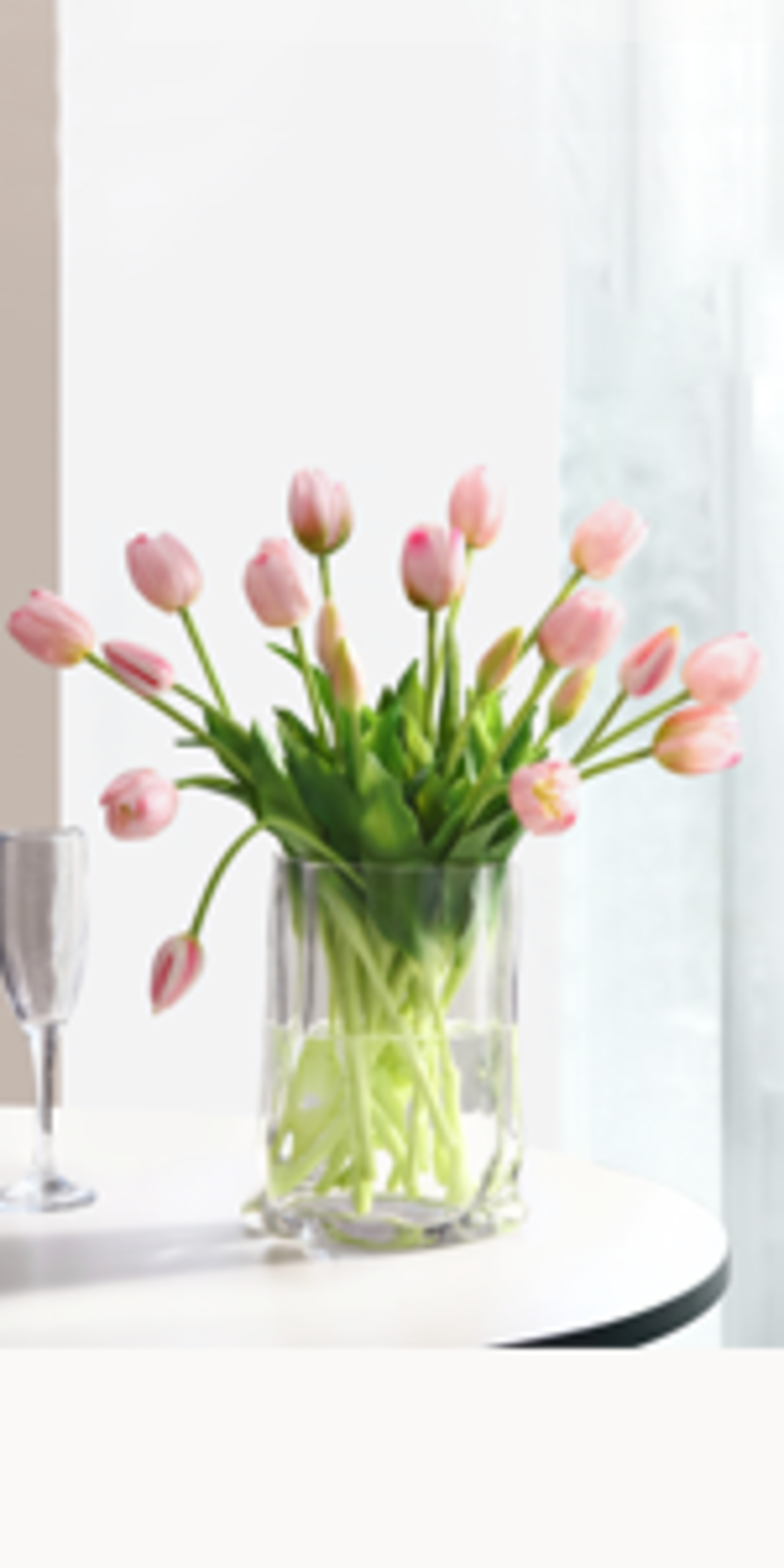 20pcs Real Touch Artificial Tulips - Lifelike Faux Latex Flower Bouquets for Home Wedding Decor detail 14
