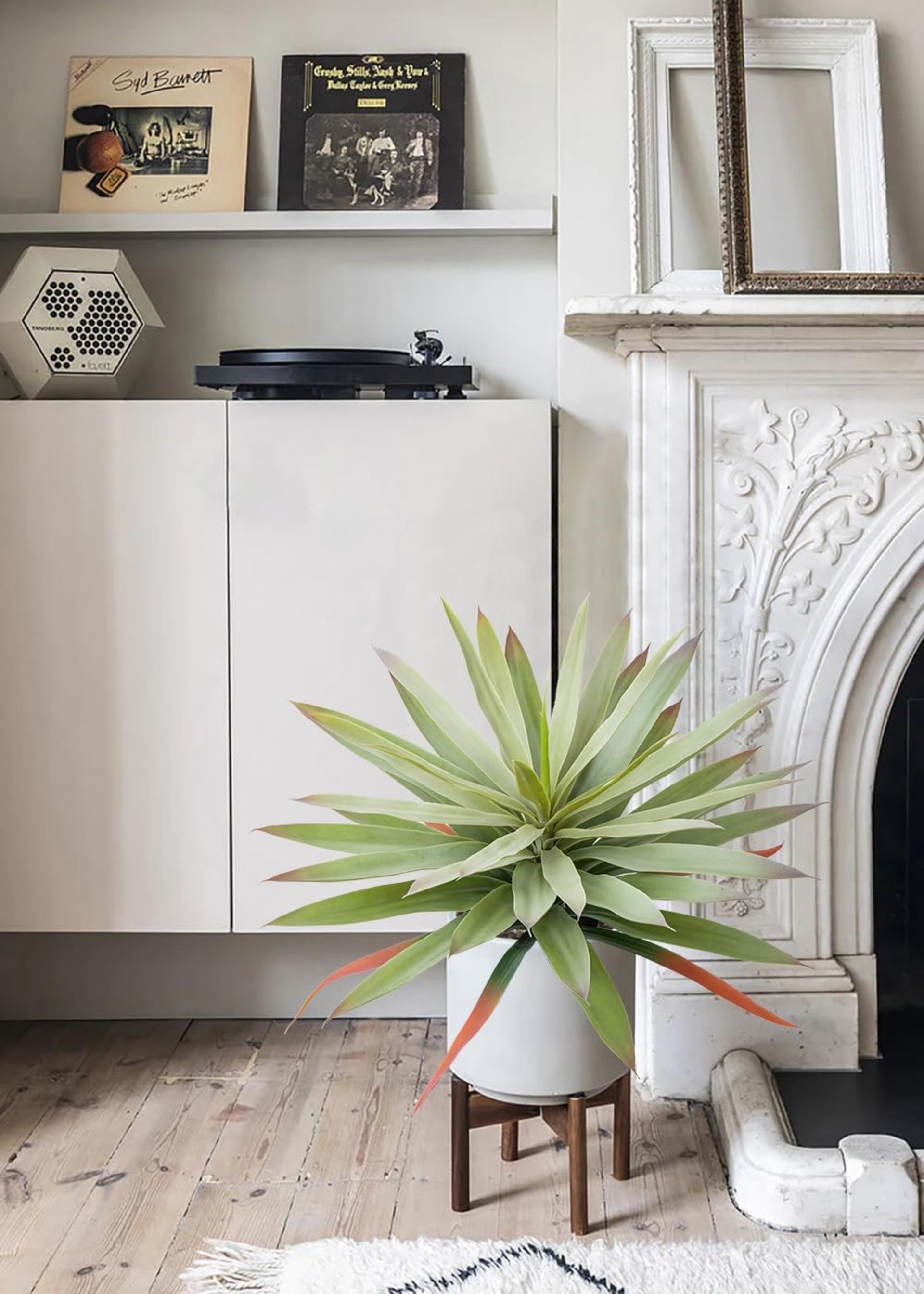17.3 Inch Large Artificial Agave Plant, Faux Yucca Potted Succulent for Indoor Outdoor Decor - 4