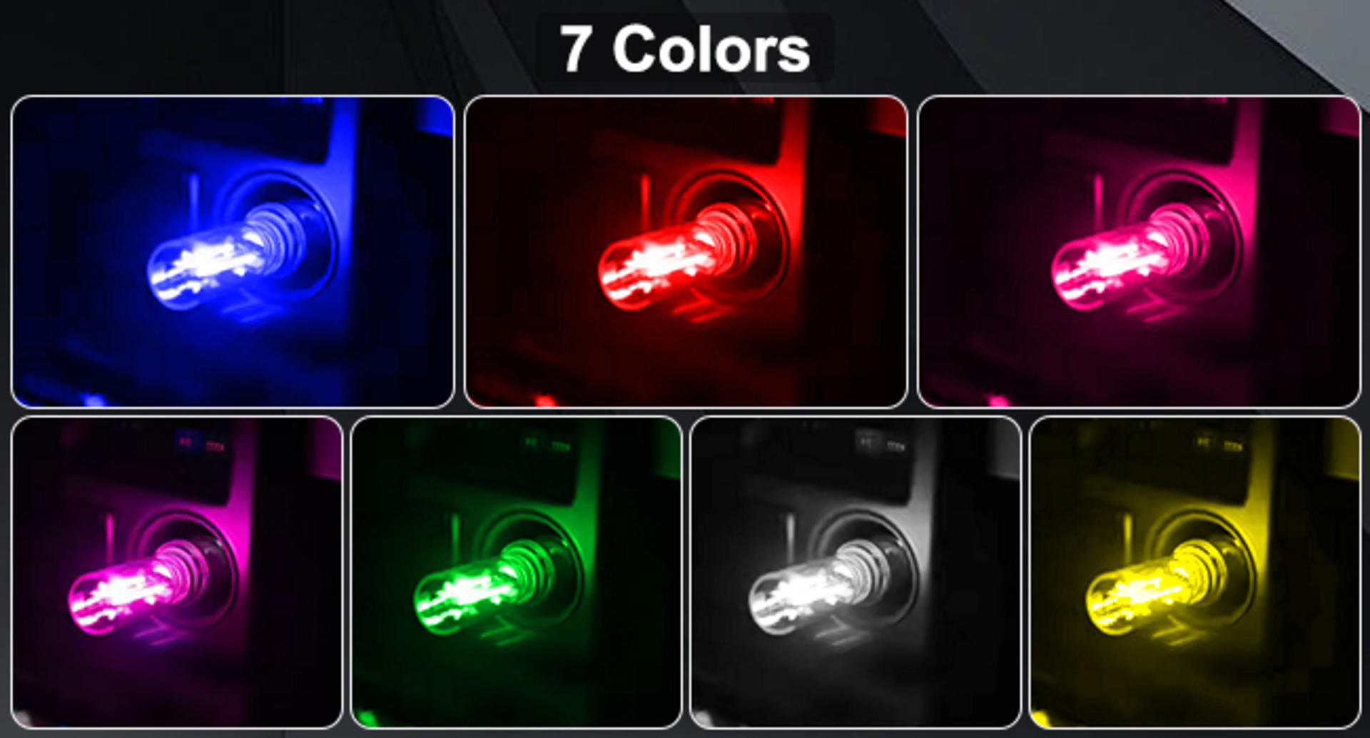 2-Pack Retro USB Car Atmosphere Lights, Touch Dimmable LED Night Light for Vehicle and Home detail 6