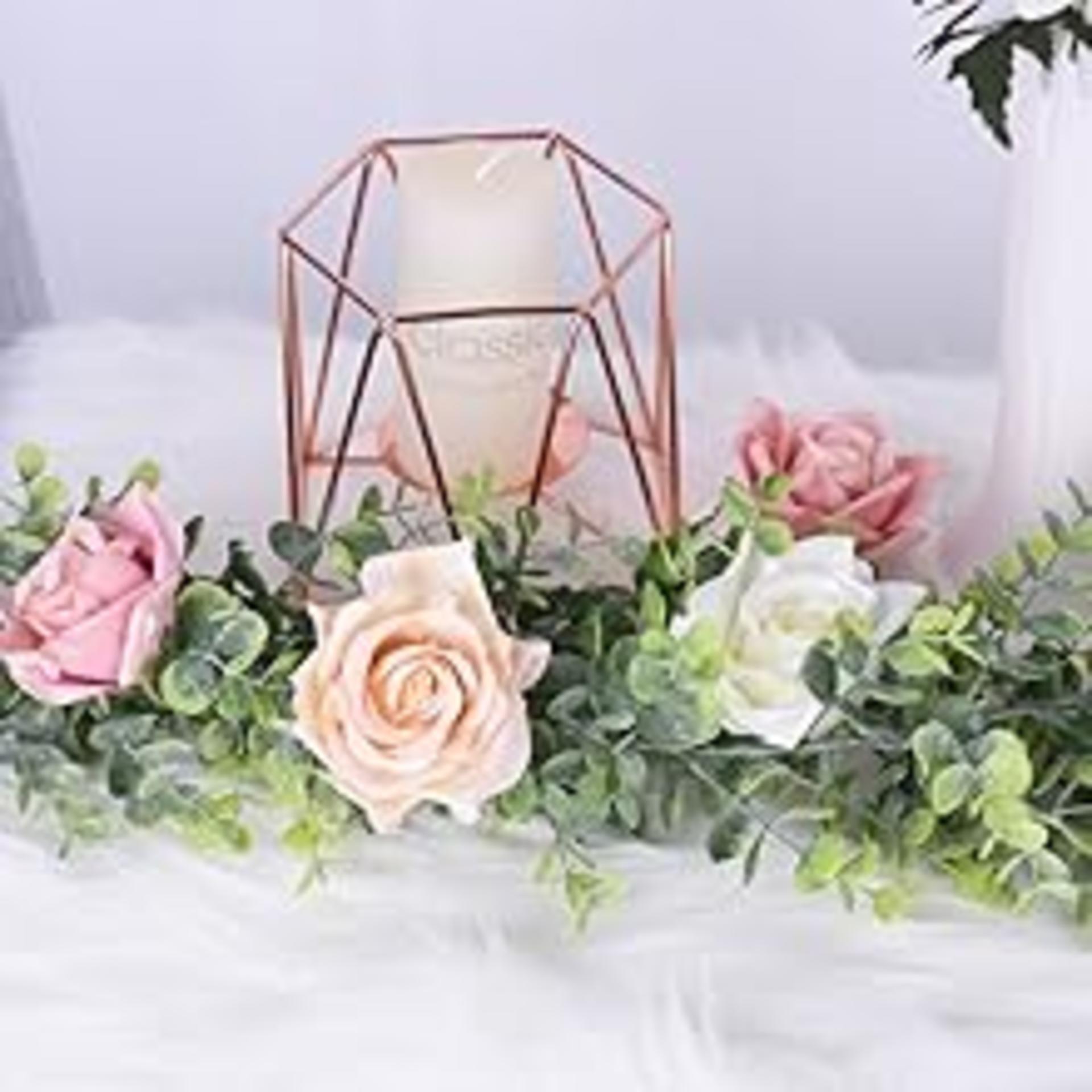 2 Pack Artificial Eucalyptus Garland 12ft Faux Greenery Vines for Wedding Arch Wall Decor detail 5