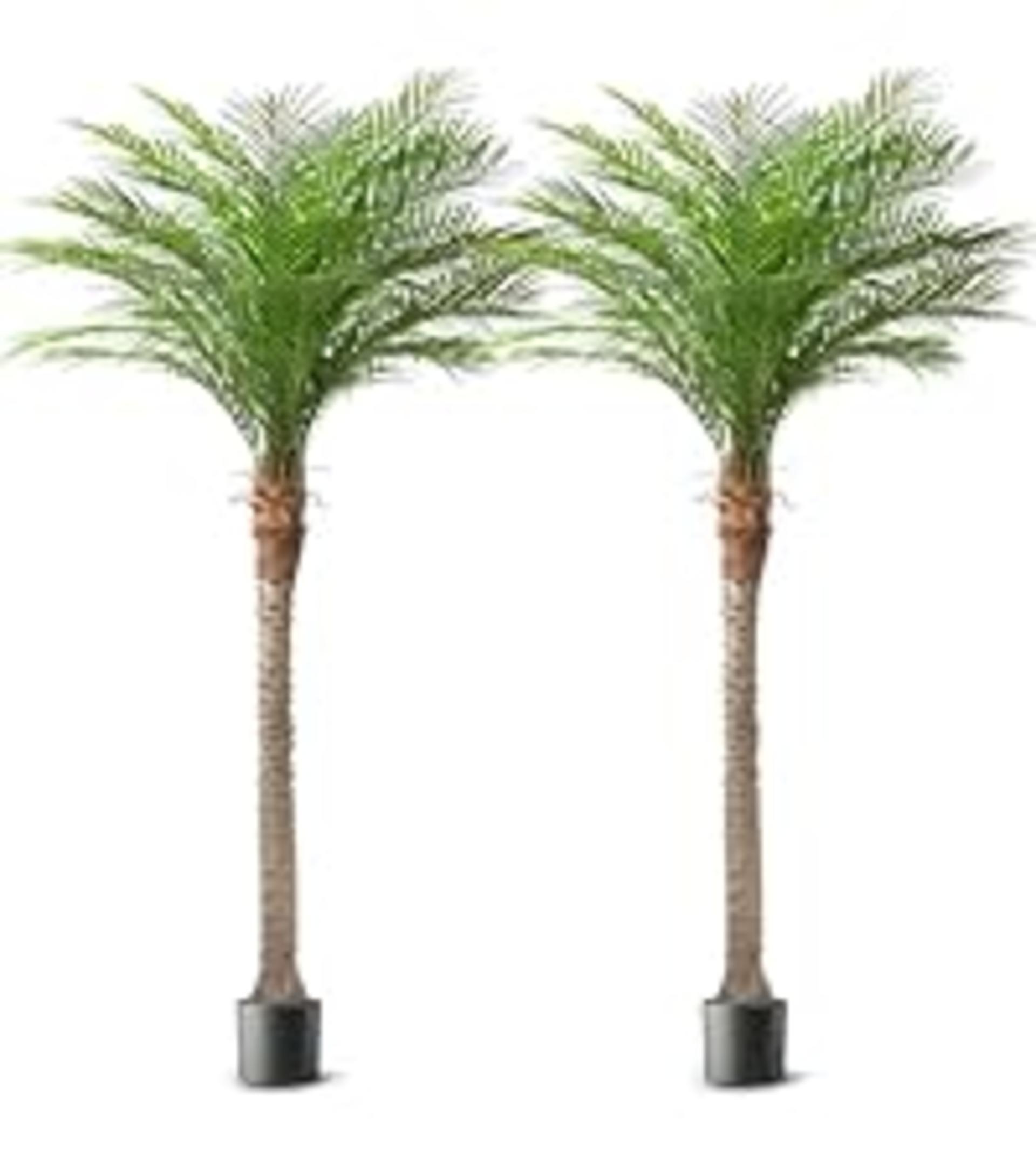 3FT Artificial Cedar Topiary Trees Set of 2 with 12 Bundles Faux Silk Flowers detail 9