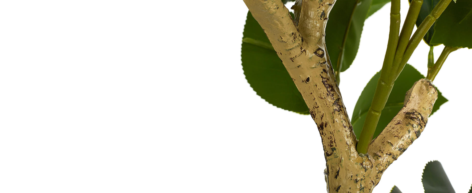 2-Pack 3FT Artificial Camellia Trees with 20 Blooms & Silk Leaves in Cement Pots detail 4