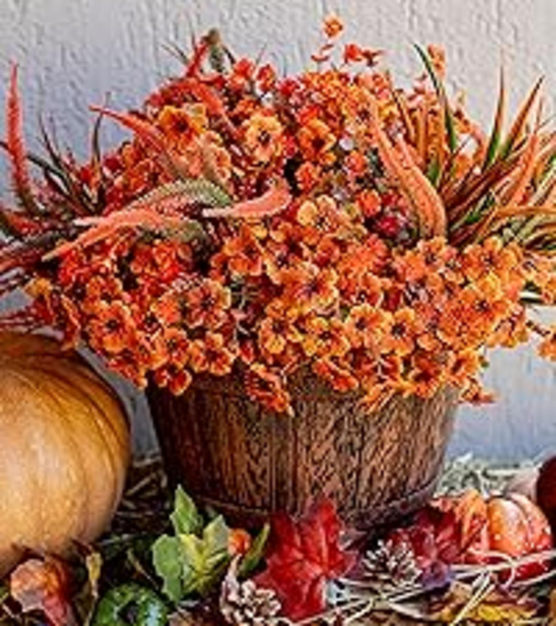 12 Bundles Artificial Fall Flowers Outdoor Fake Mums UV Resistant Faux Plastic Greenery for Garden detail 7