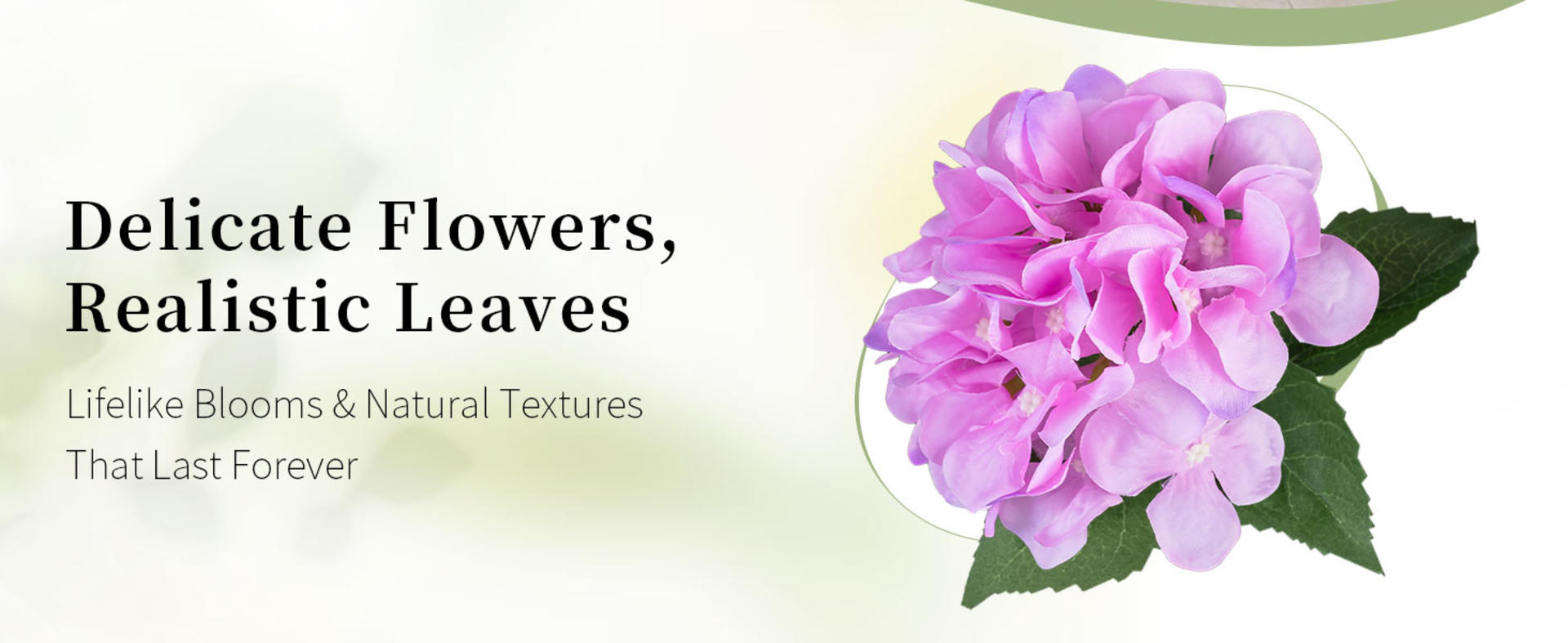 2-Pack 33" Artificial Hydrangea Topiary Trees with 20 Flower Heads and Ground Spikes detail 2