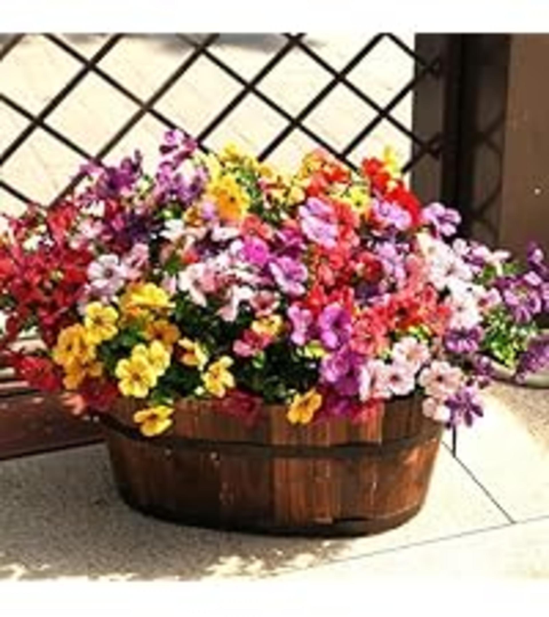 16 Bundles UV Resistant Artificial Pansies, Realistic Faux Flowers for Outdoor Window Box Decor detail 7