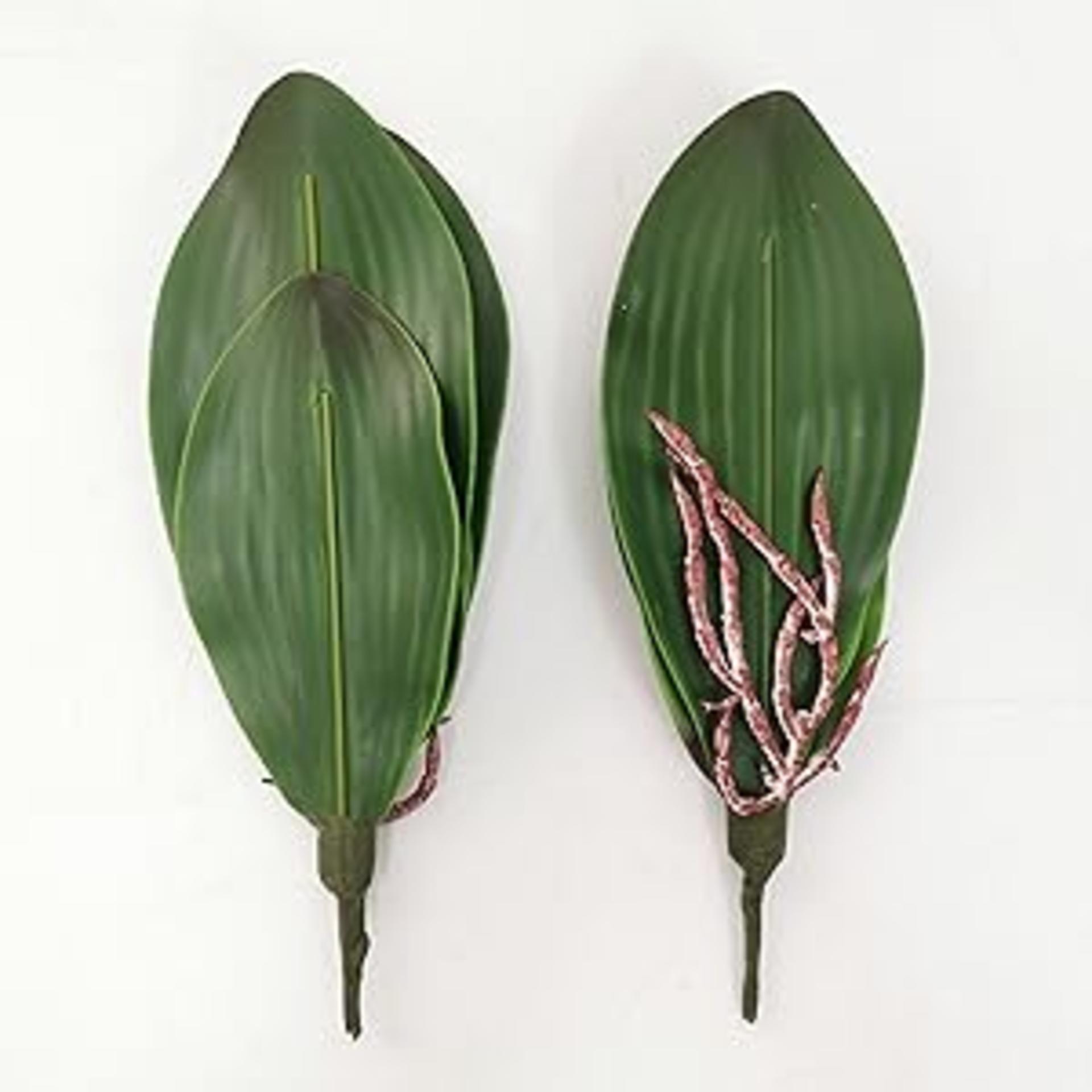 Real Touch Artificial Orchid Stems 38" Large Latex Phalaenopsis Branches, 2pcs detail 8