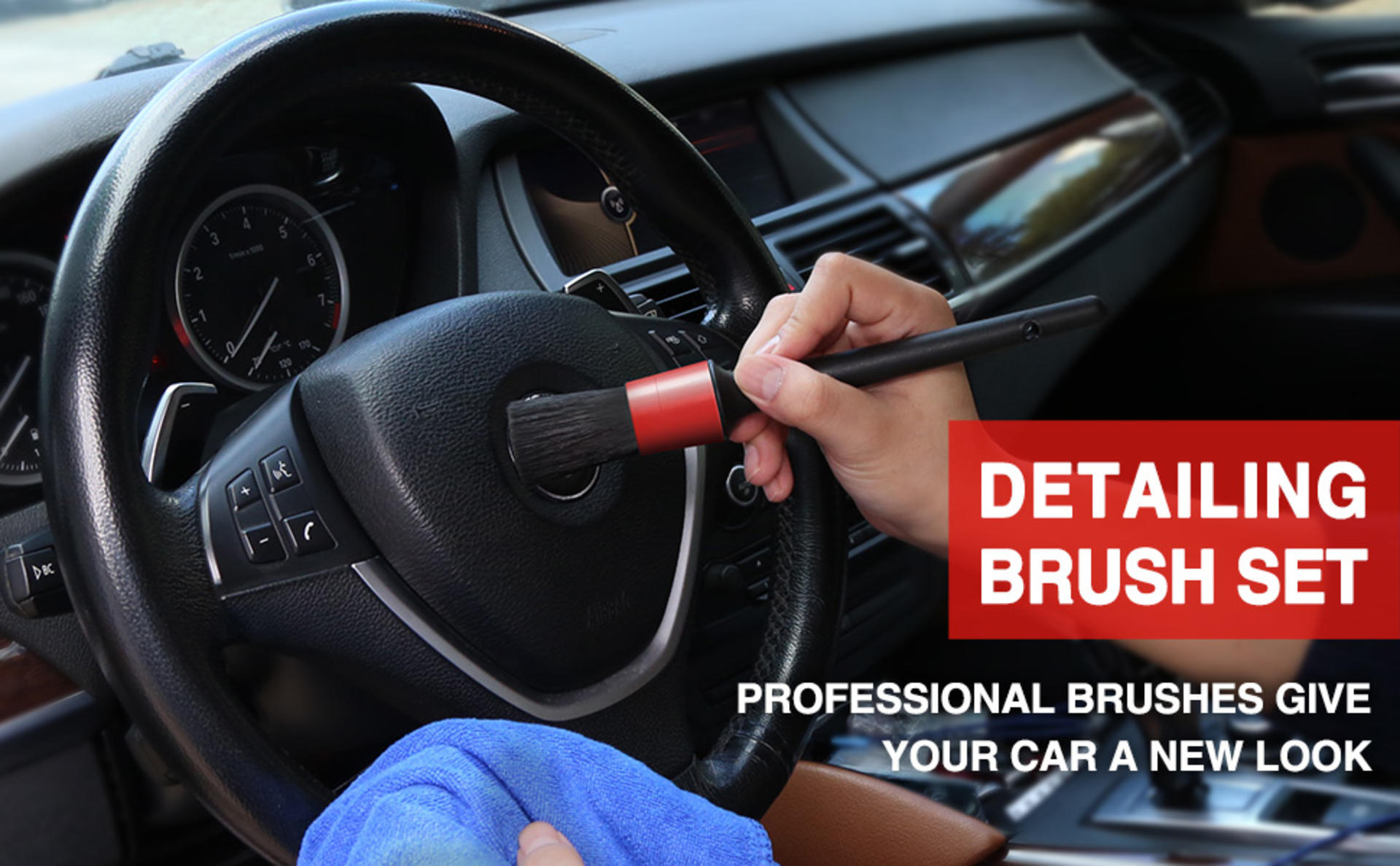 10pcs Auto Car Detailing Brush Set for Interior and Exterior Cleaning detail 1