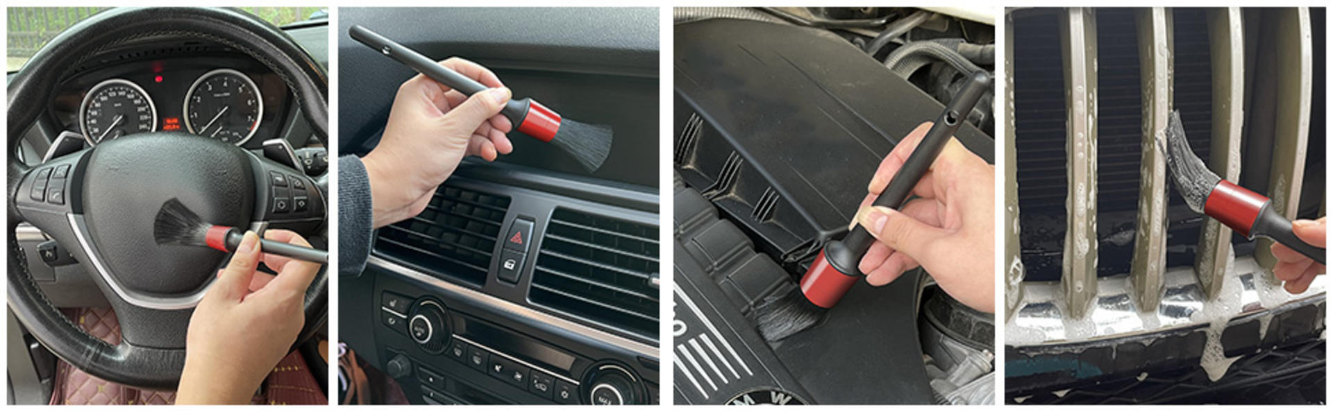 10pcs Auto Car Detailing Brush Set for Interior and Exterior Cleaning detail 6