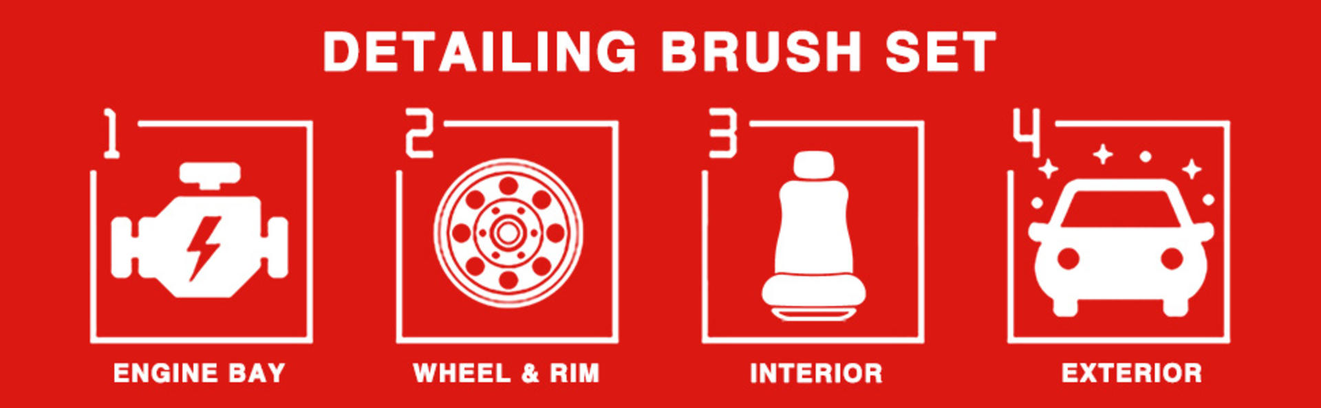 10pcs Auto Car Detailing Brush Set for Interior and Exterior Cleaning detail 8