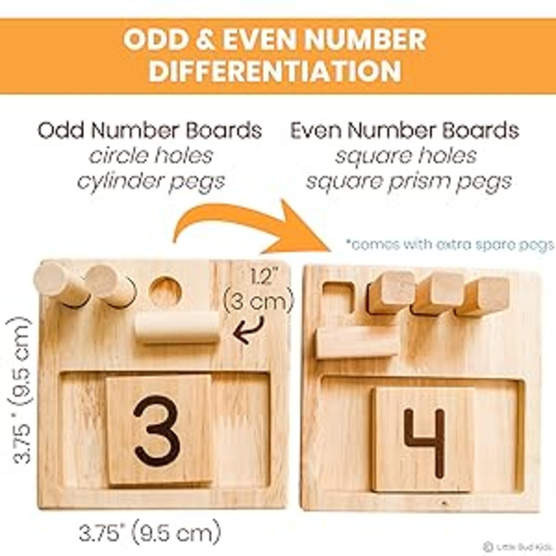Counting Pegs Board Set - Ten Frame Math Game with Addition and Subtraction Flash Cards detail 3