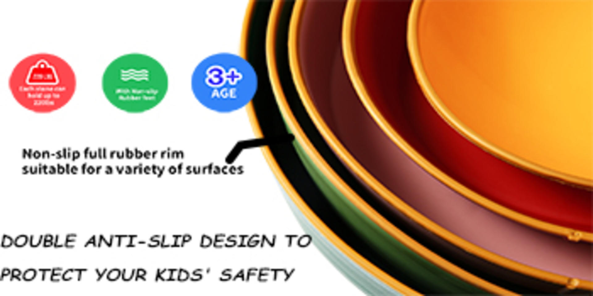 Balance Stepping Stones for Kids, Non-Slip Toddlers Sensory Toys for Indoor and Outdoor Play detail 3
