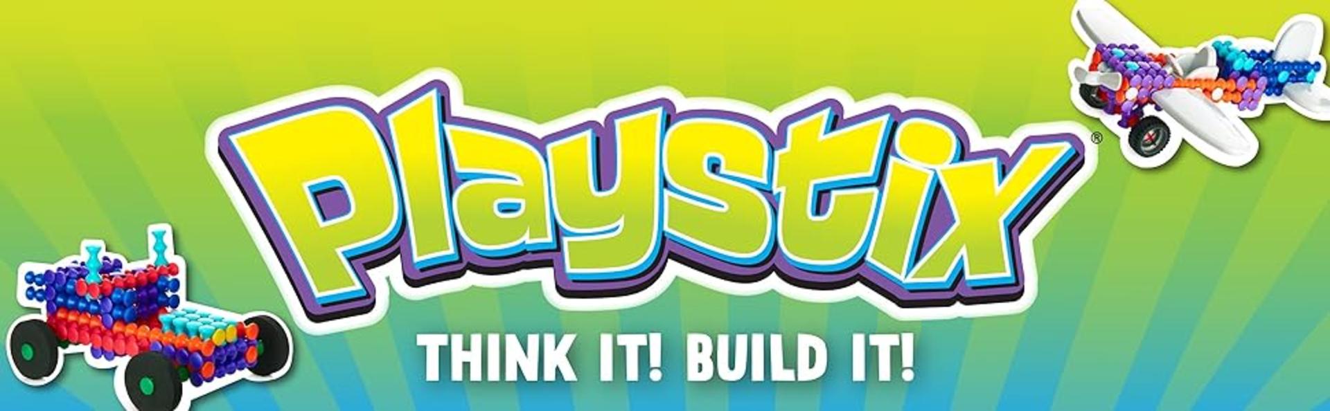 150 Piece Building Sticks Construction Toy Set for STEM Learning and Classroom Use, Ages 4+ detail 1