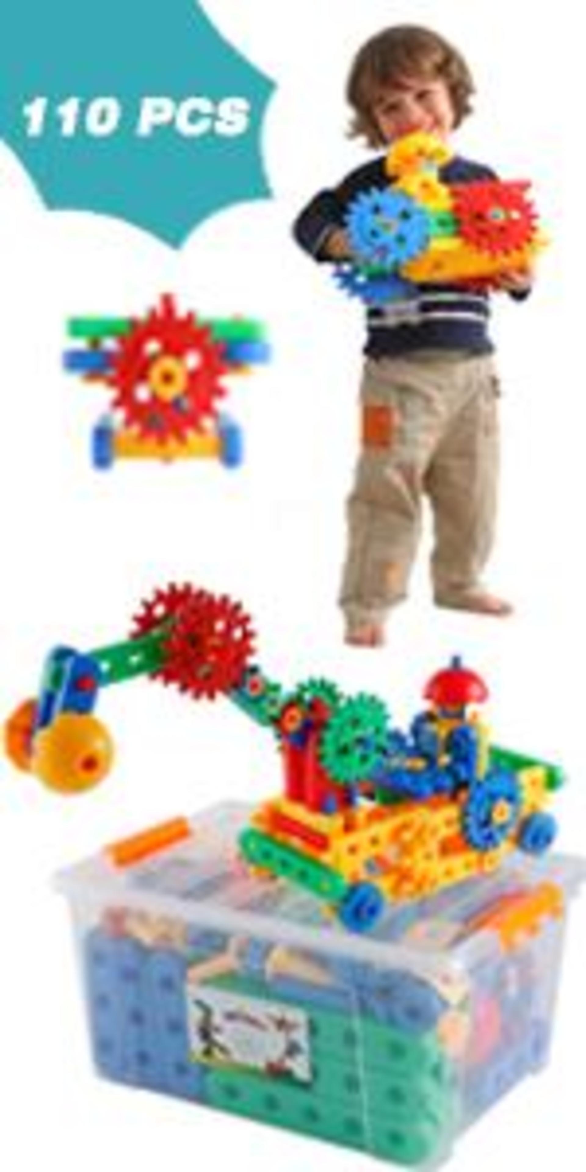 STEM Learning Toy Tubular Pipes & Spouts 64 Piece Building Set for Kids Ages 3+ detail 8