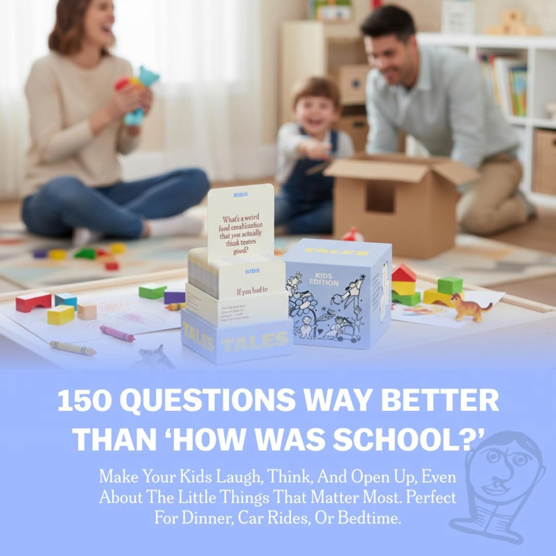 150 Conversation Cards for Kids - Fun Family Games for Dinners, Road Trips & Classrooms - 5